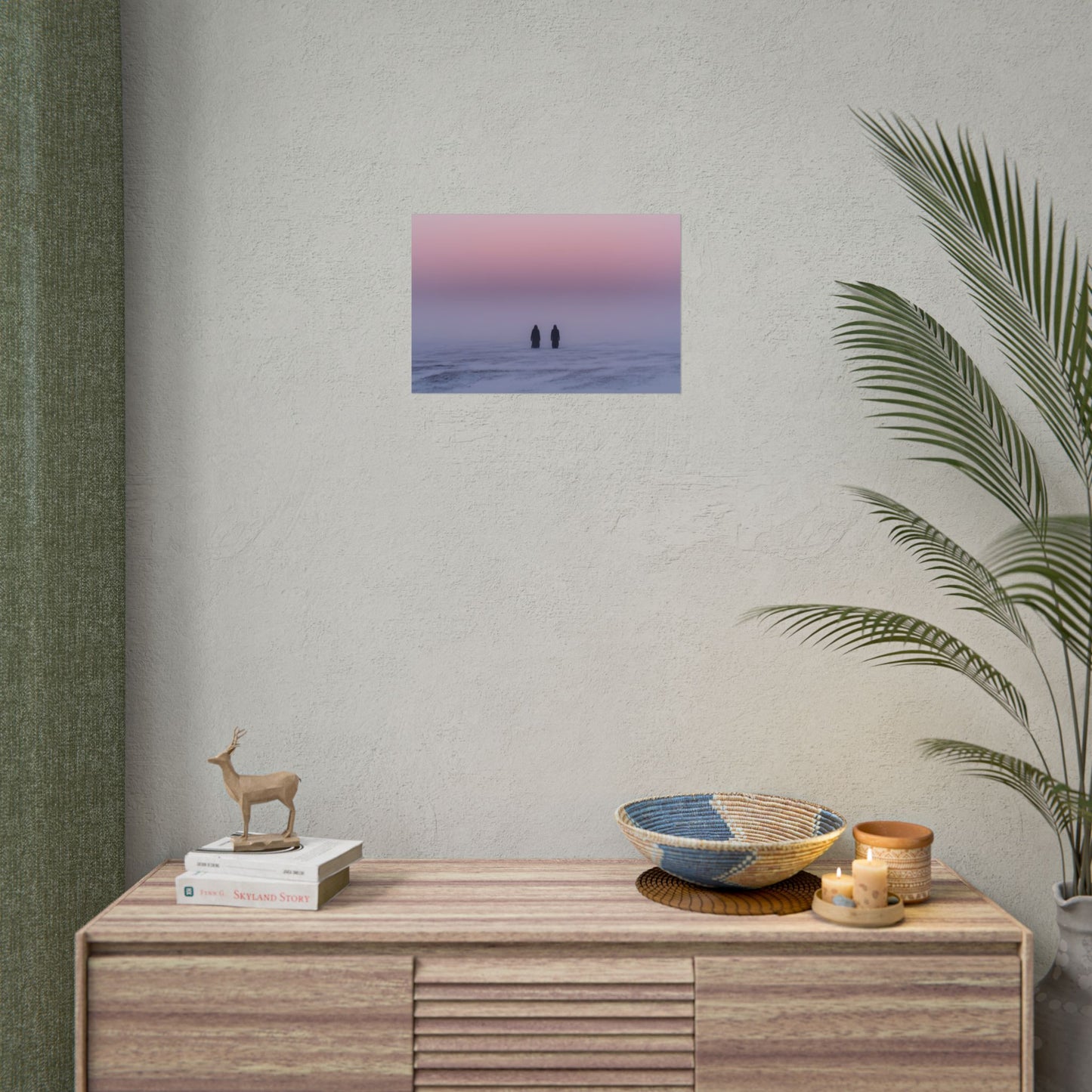 Without Words: Best of Modest Mussorgsky Art Print- Winter Art Poster, Russian Composer Print, Sunrise and Sunset Poster