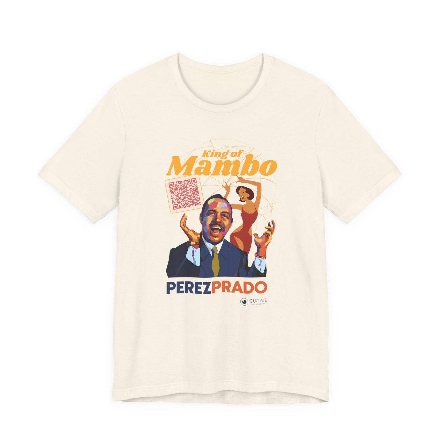 Mambo T-Shirt - Prado Vive T-Shirt, Latin Music T-Shirt (QR-Playlist Included), Latin Music Shirt, Perez Prado Tee