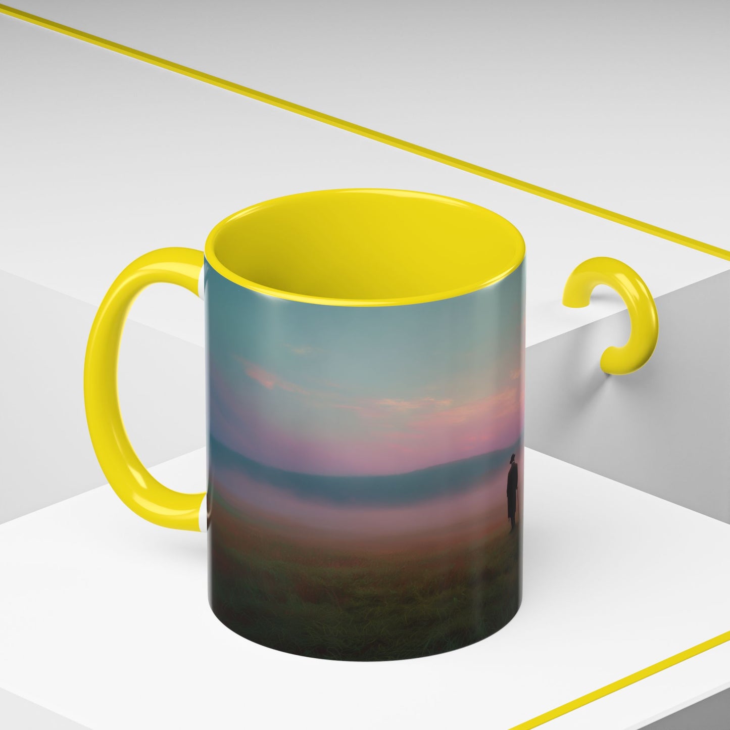 Classical Relaxation Mug (EU) - Calming Mug, Beethoven Inspired Mug, Self-Care Mug, Thoughtful Mug, Peaceful Scenery Mug