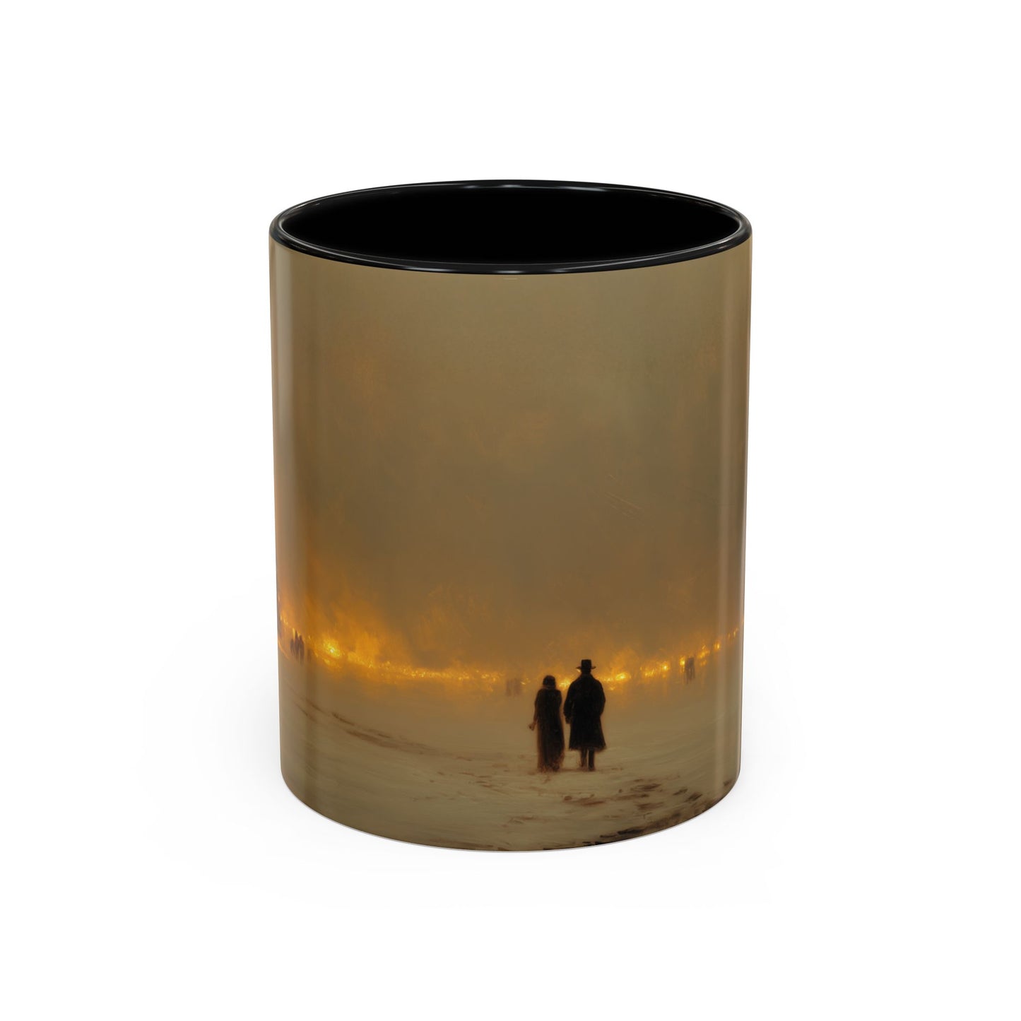 Romantic Christmas Mug (USA) - Classical Music Inspired Mug, Winter Wonderland Mug, Christmas Mug, Winter Mug, Christmas Lights Mug