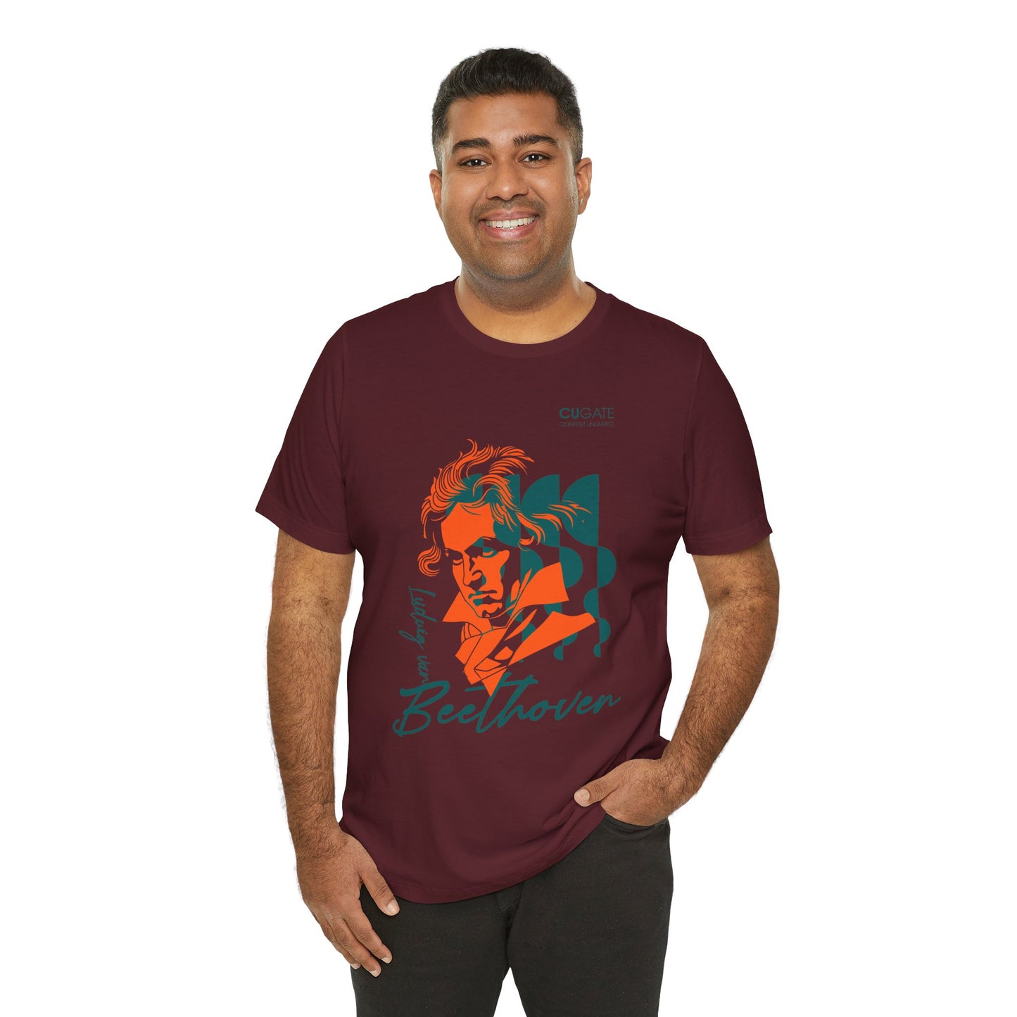 Beethoven T-Shirt (Dark): Classical Music T-Shirt, Beethoven Shirt, Ludwig van Beethoven Gift