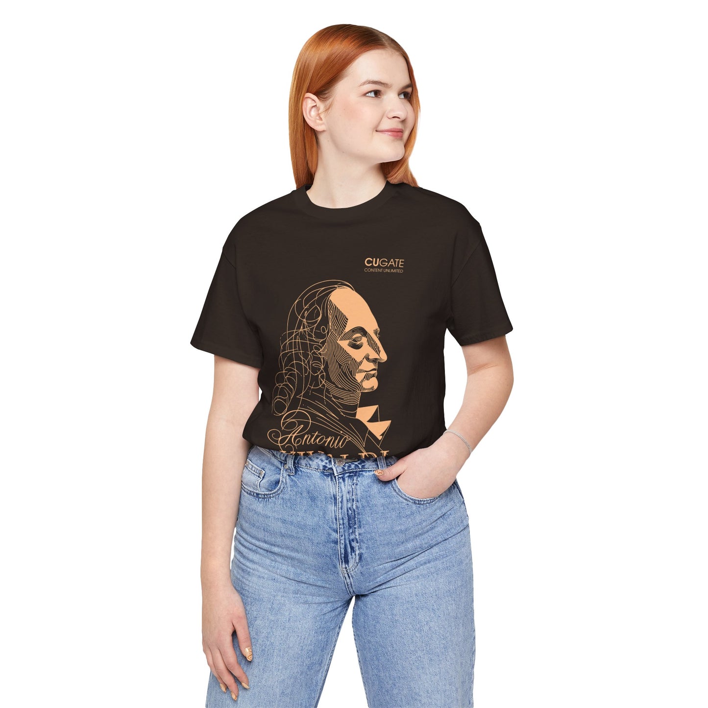 Vivaldi T-Shirt (Dark): Classical Composer T-Shirt, Classical Music Shirt, Antonio Vivaldi Tribute Tee