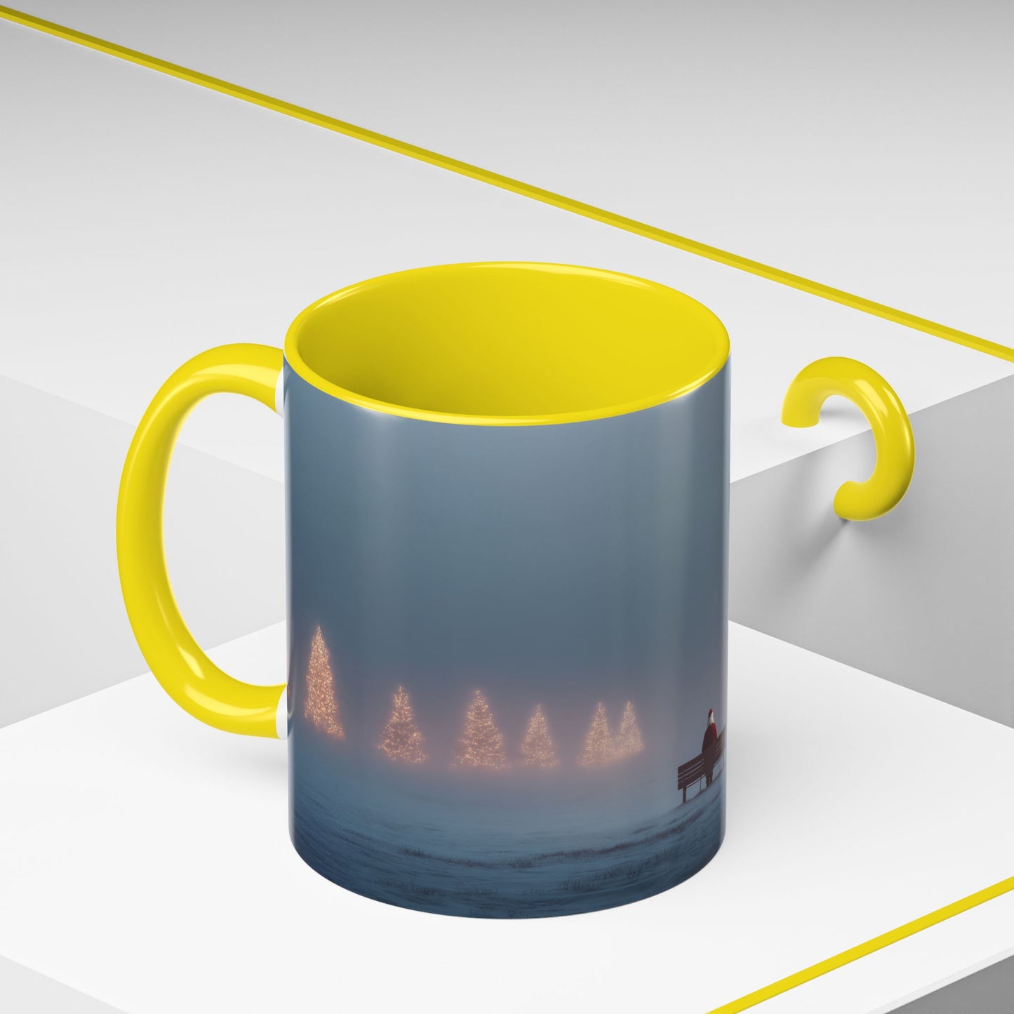 A Peaceful Christmas Mug (EU) - Landscape Mug, Winter Mug, Holiday Mug, Christmas Mug, Classical Music Mug
