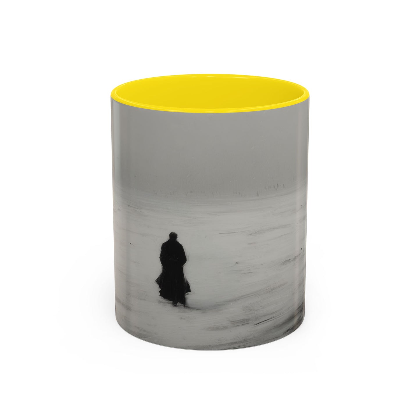 A Melancholy Winter Mug (EU) - Landscape Mug, Winter Mug, Holiday Mug, Christmas Mug, Classical Music Mug