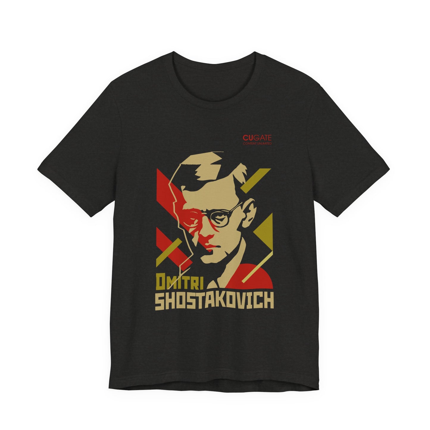 Shostakovich T-Shirt (Dark): Classical Composer T-Shirt, Classical Music Shirt, Dmitri Shostakovich Tribute Tee