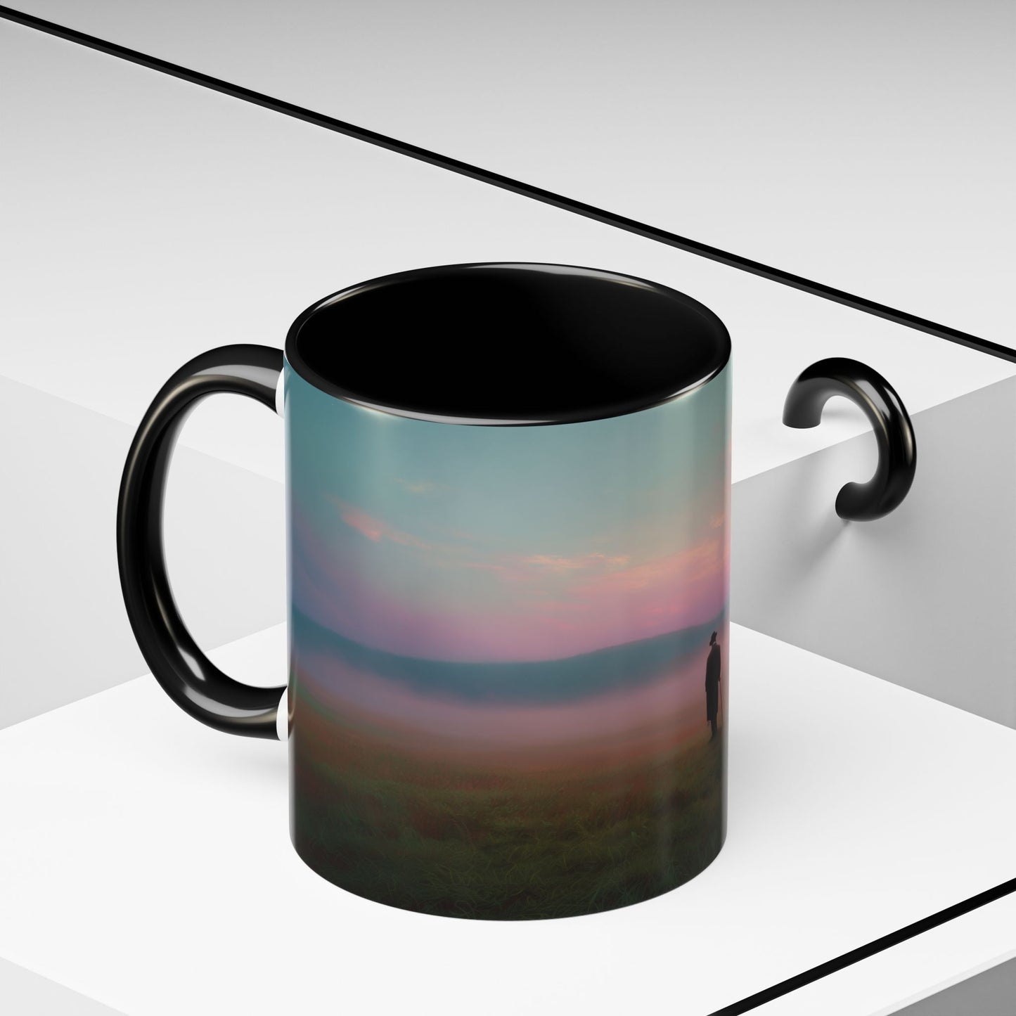 Classical Relaxation Mug (EU) - Calming Mug, Beethoven Inspired Mug, Self-Care Mug, Thoughtful Mug, Peaceful Scenery Mug