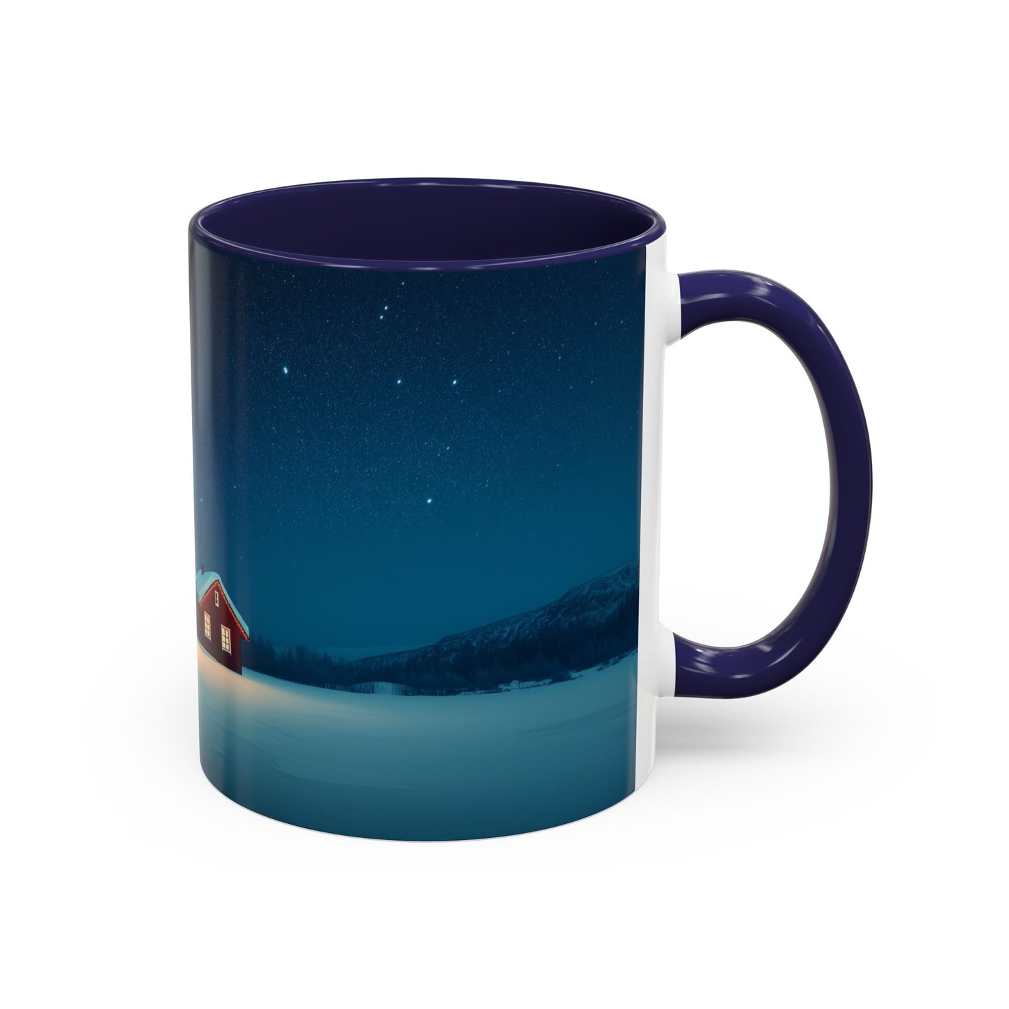 Classical Christmas Mug (USA)- Winter Hut Mug, Christmas Mug, North Pole Mug, Classical Music Mug, Christmas Decor Mug