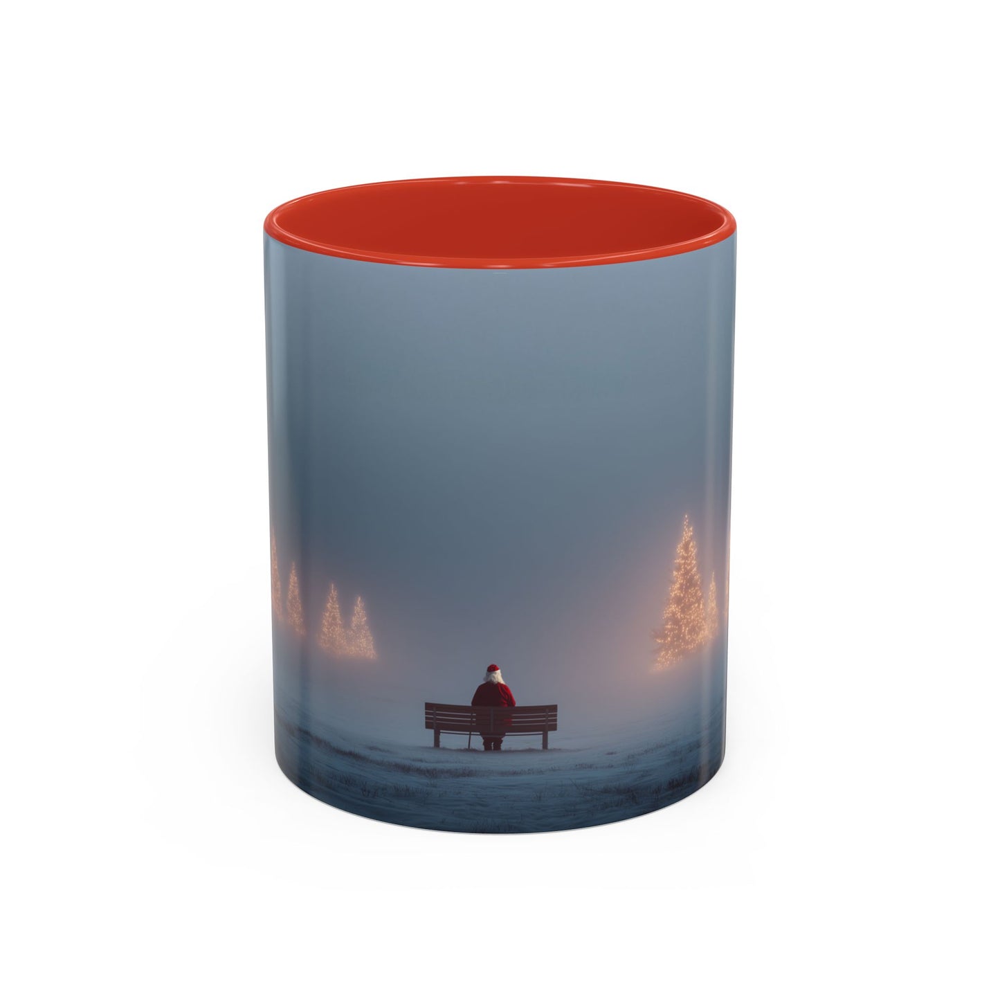 A Peaceful Christmas Mug (USA) - Landscape Mug, Winter Mug, Holiday Mug, Christmas Mug, Classical Music Mug