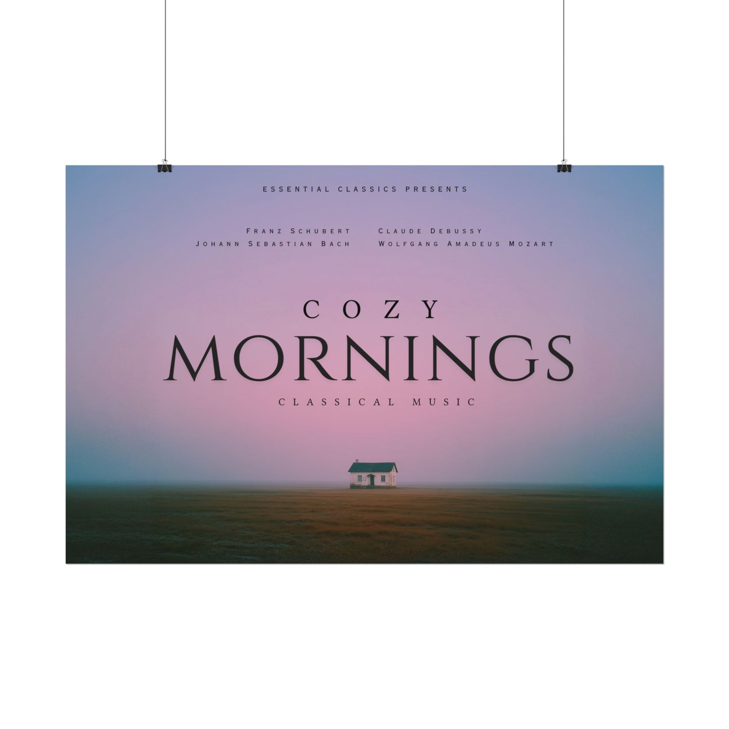 Cozy Morning - Classical Music Print, Slow Morning Poster, Calmness Print, Quiet Morning Poster, Beethoven Inspired Print