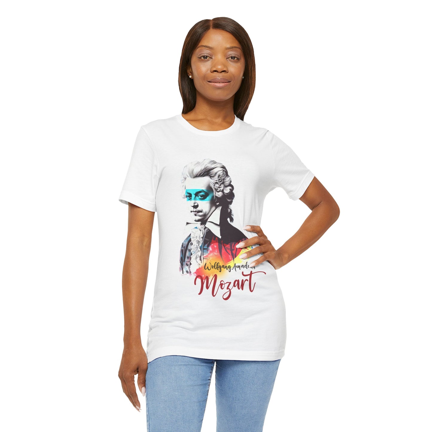 Mozart Printed Tee - Classical Music Lovers Gift