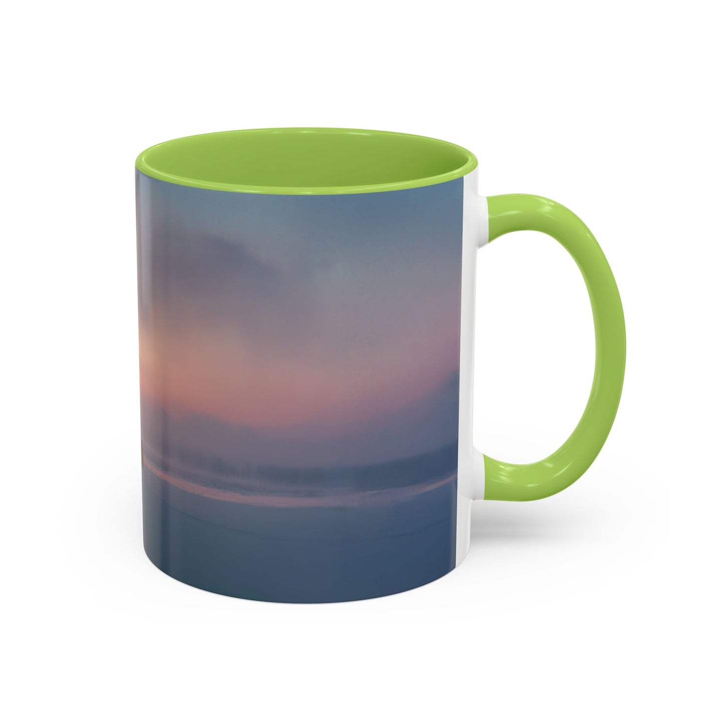 Classical December Mug (EU) - Winter Mug, Winter Sunrise Mug, Peaceful Landscape Mug, Holiday Decor Mug