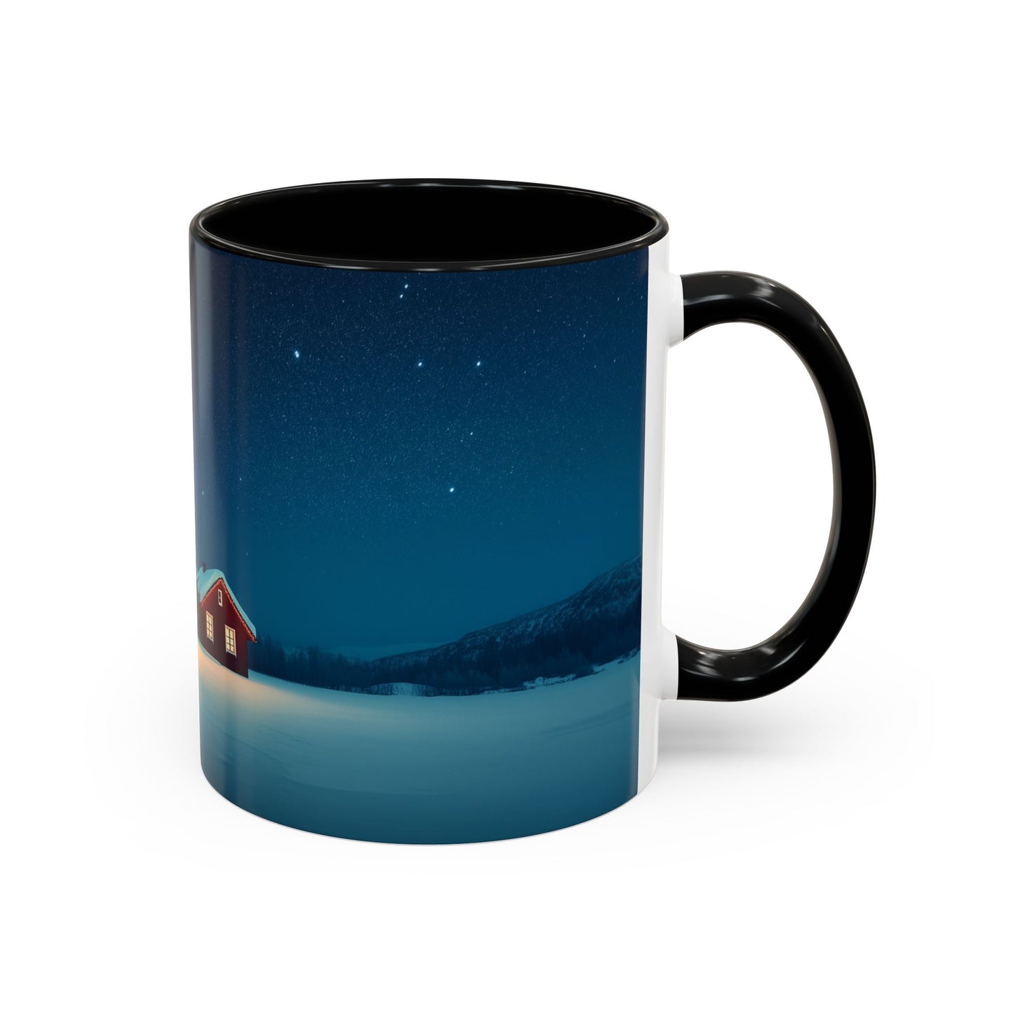 Classical Christmas Mug (EU)- Winter Hut Mug, Christmas Mug, North Pole Mug, Classical Music Mug, Christmas Decor Mug