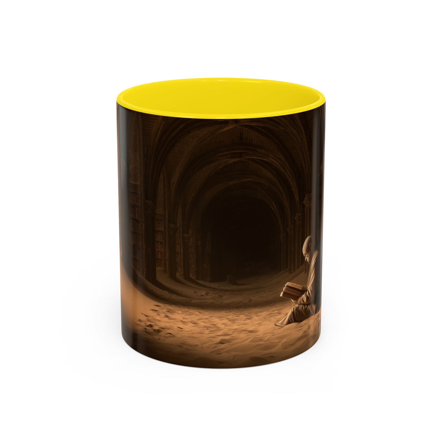 Deep Focus Mug (EU) - Classical Music for Thinking Mug, Peaceful Library Mug, Nature Library Mug, Apocalyptic Library Mug