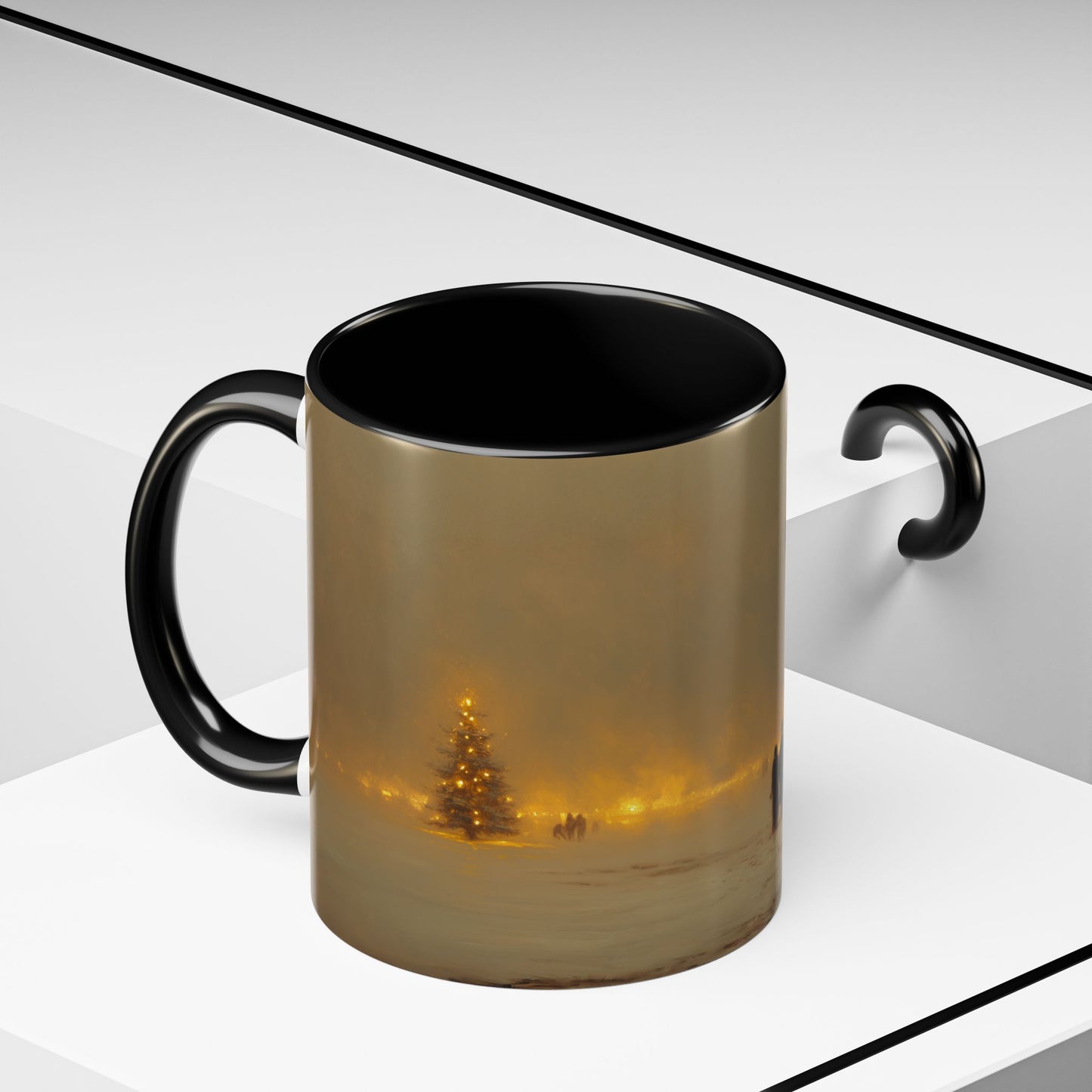 Romantic Christmas Mug (EU) - Classical Music Inspired Mug, Winter Wonderland Mug, Christmas Mug, Winter Mug, Christmas Lights Mug