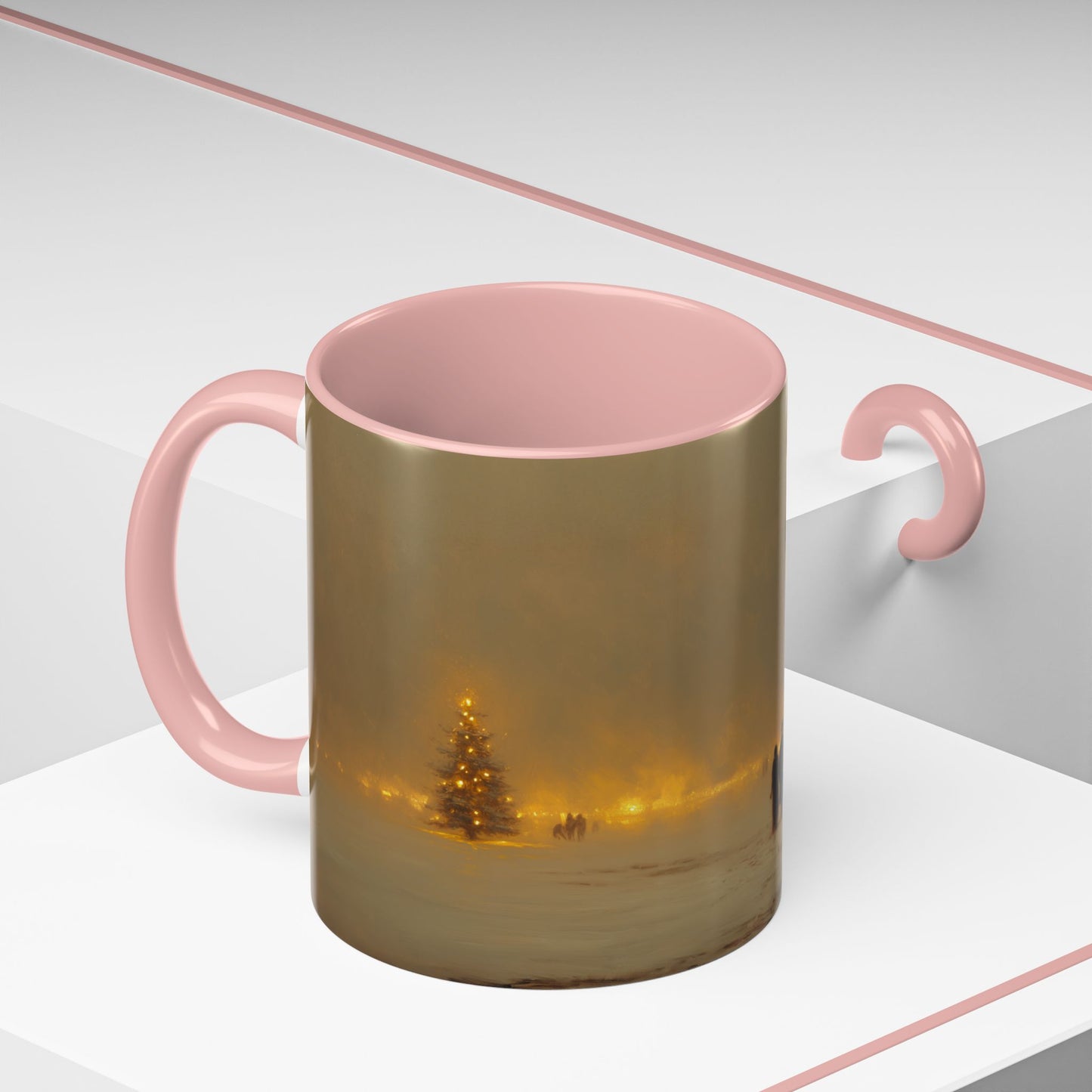 Romantic Christmas Mug (EU) - Classical Music Inspired Mug, Winter Wonderland Mug, Christmas Mug, Winter Mug, Christmas Lights Mug
