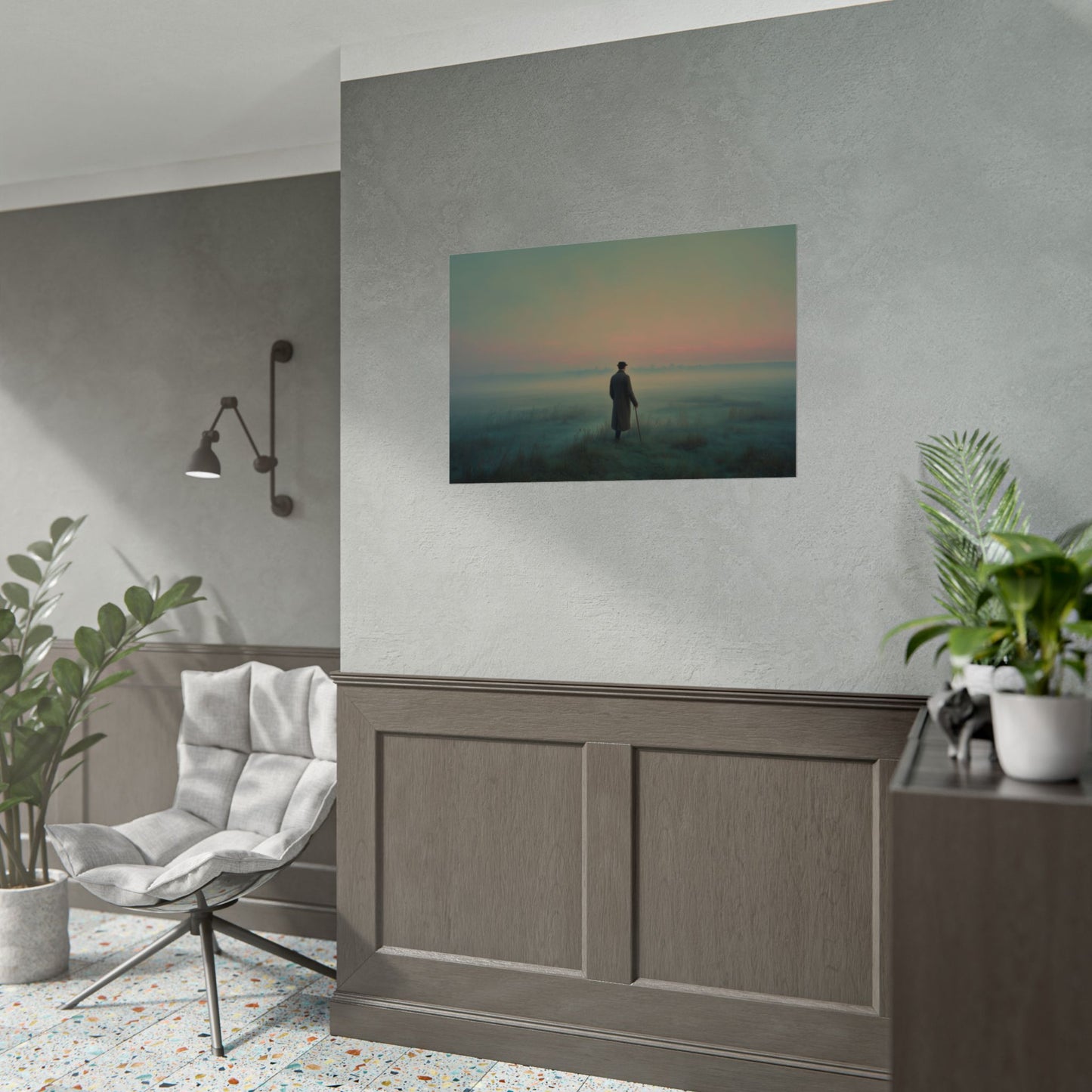 Without Words: 3 Hours Chopin - Ambient Music Poster, Chopin Inspired Print, Piano Poster, Art for Studying Print, Relaxation Poster