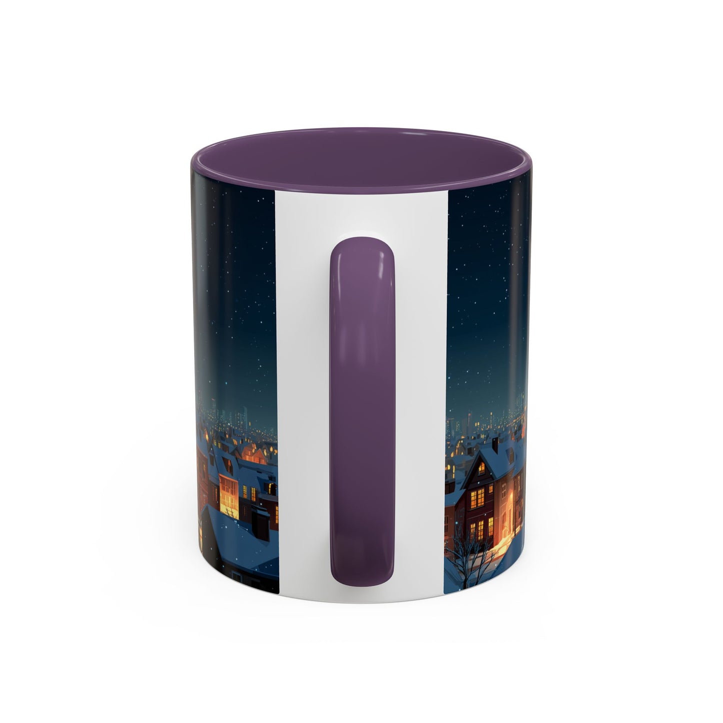 Happy New Year Mug (USA) - Classical Music Celebration Mug, Night Sky Mug, Starry Night Mug, New Year's Resolution Mug