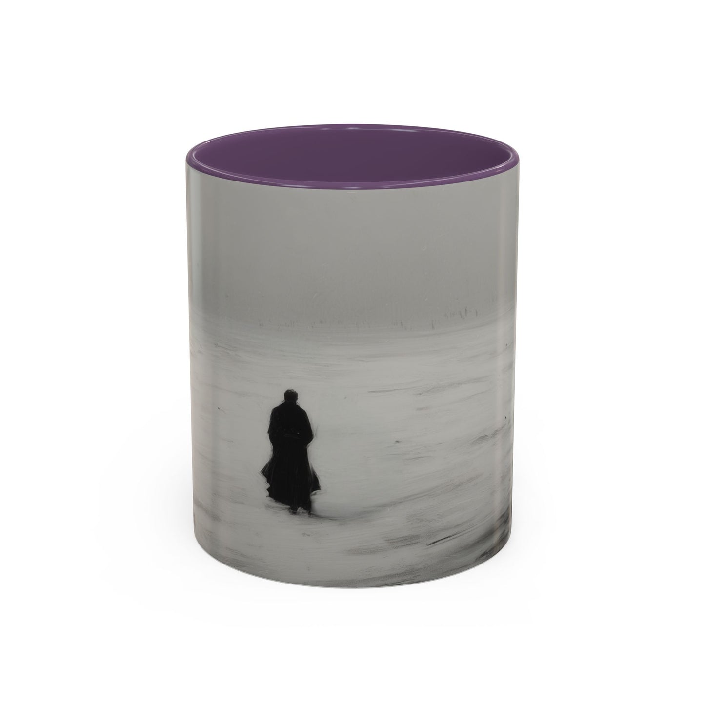 A Melancholy Winter Mug (EU) - Landscape Mug, Winter Mug, Holiday Mug, Christmas Mug, Classical Music Mug