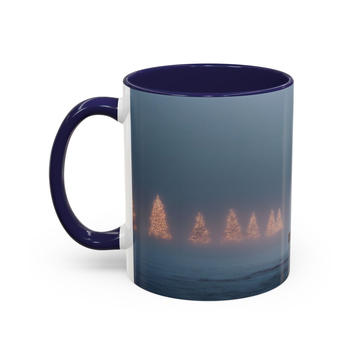 A Peaceful Christmas Mug (USA) - Landscape Mug, Winter Mug, Holiday Mug, Christmas Mug, Classical Music Mug