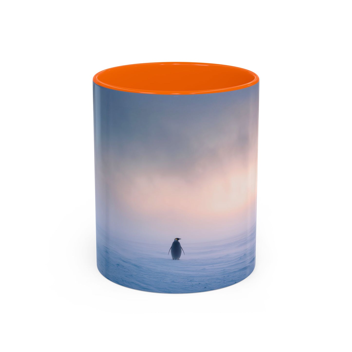Music for the Lonely Mug (EU) - Calm Classical Music Mug, Pinguin Mug, Winter Mug, Snow Mug, Mozart Inspired Mug, Bach Inspired Mug