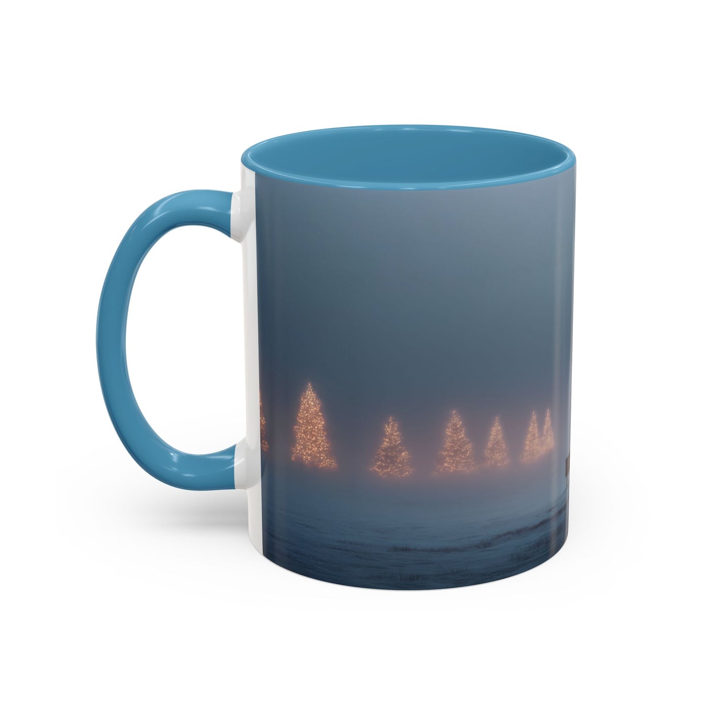 A Peaceful Christmas Mug (USA) - Landscape Mug, Winter Mug, Holiday Mug, Christmas Mug, Classical Music Mug