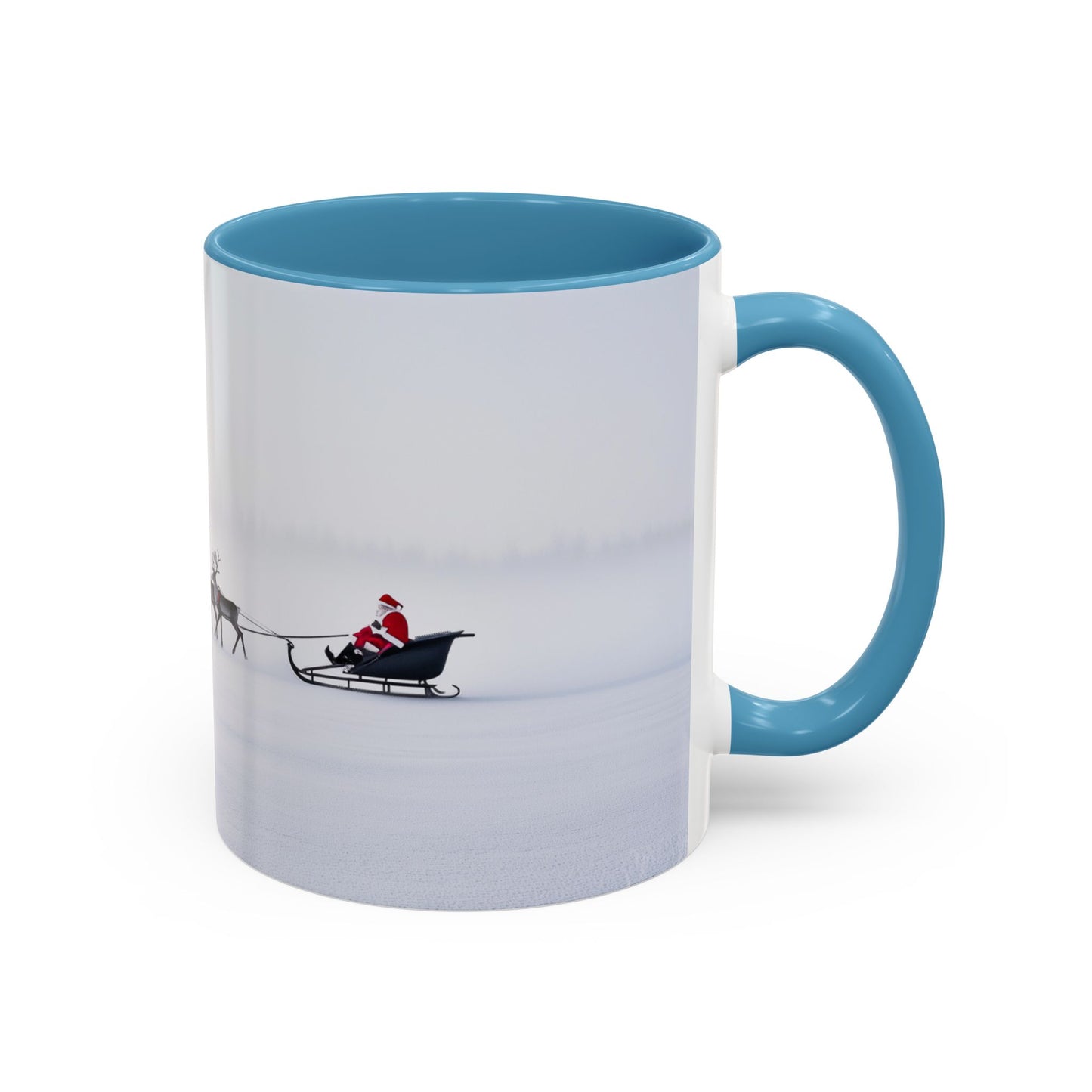 Christmas with Tchaikovsky Mug (USA)- Santa Sleigh Mug, Reindeer Mug, Santa Mug, Tchaikovsky Mug, Winter Mug, North Pole Mug