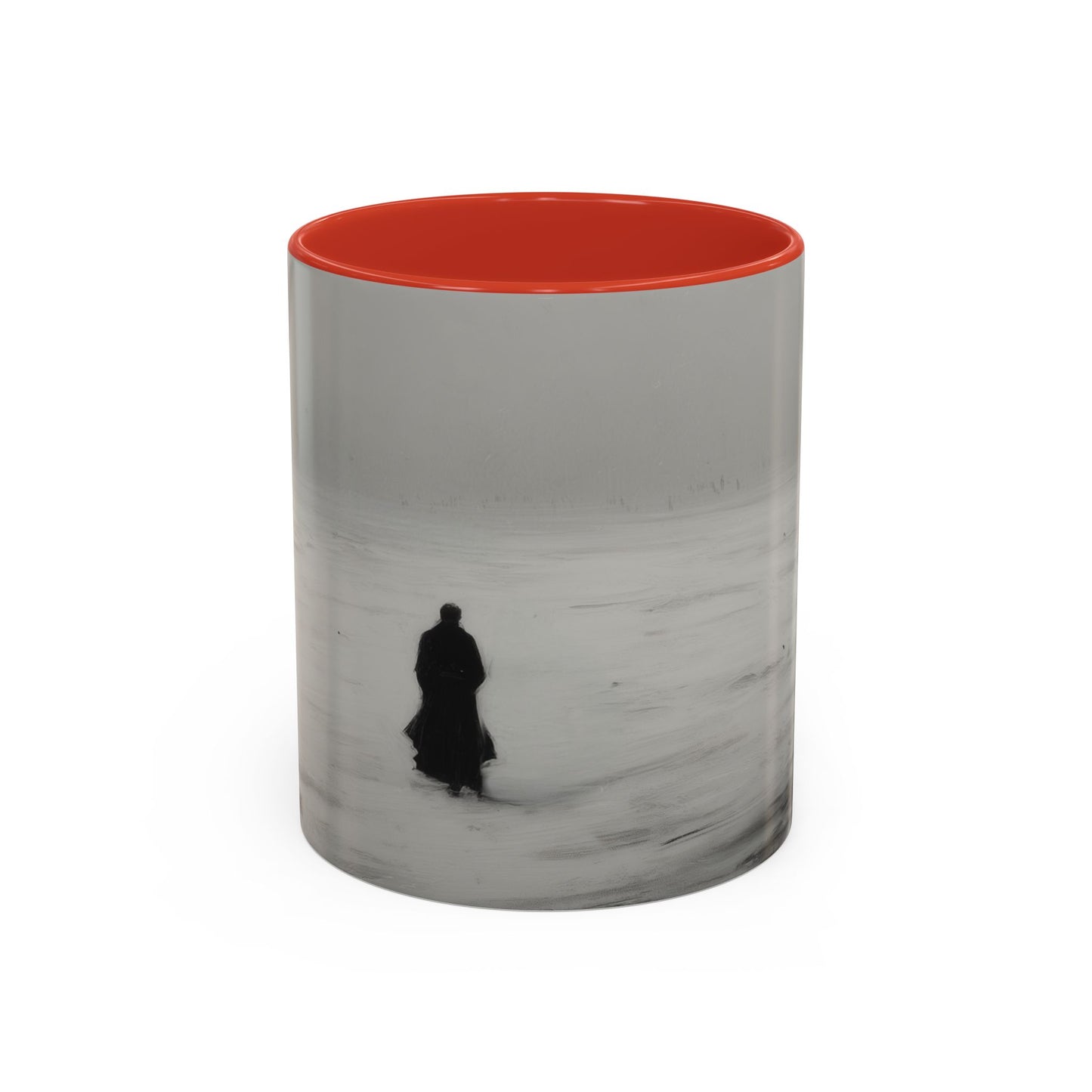 A Melancholy Winter Mug (EU) - Landscape Mug, Winter Mug, Holiday Mug, Christmas Mug, Classical Music Mug