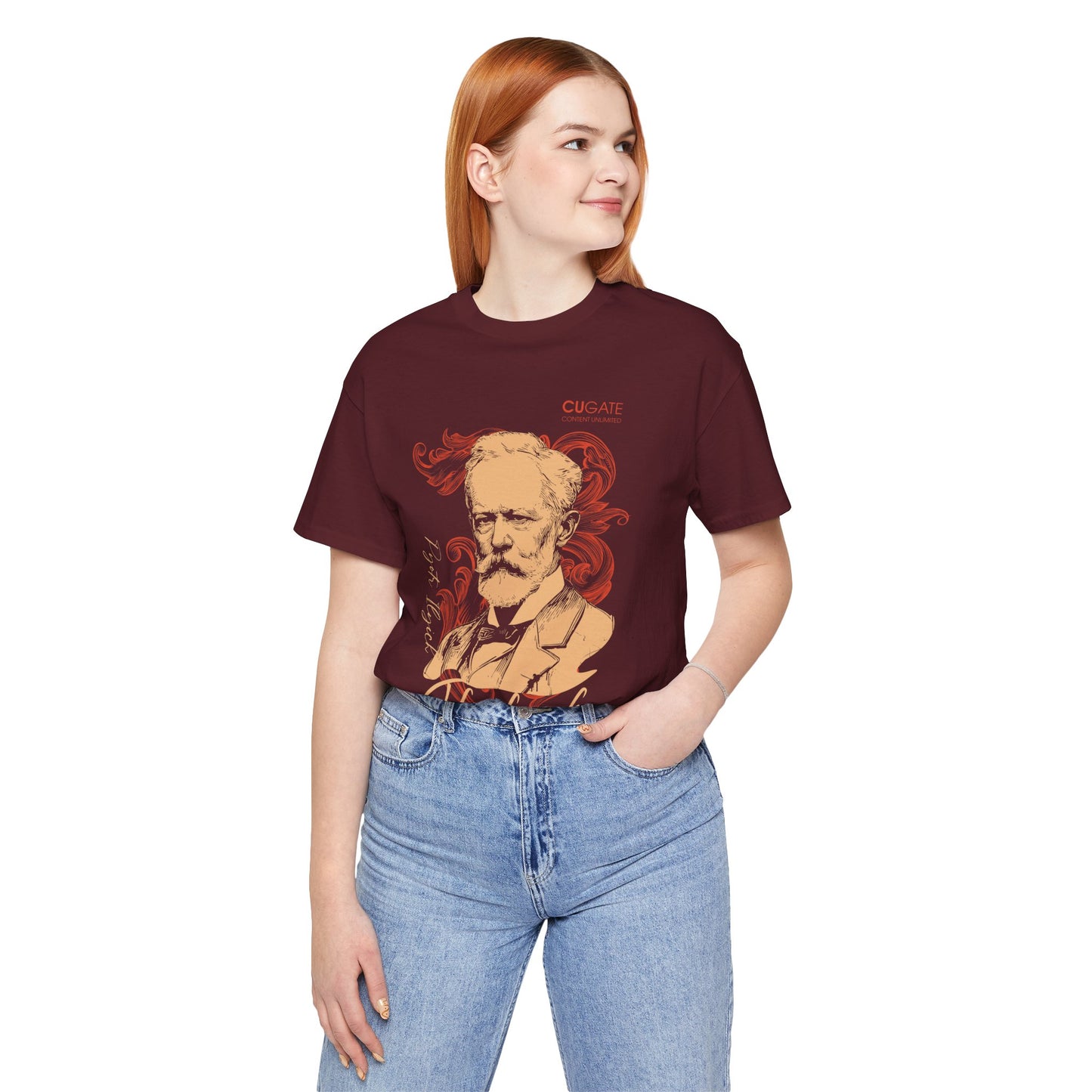 Tchaikovsky T-Shirt (Dark): Classical Composer T-Shirt, Classical Music Shirt, Pyotr Ilyich Tchaikovsky Tribute Tee