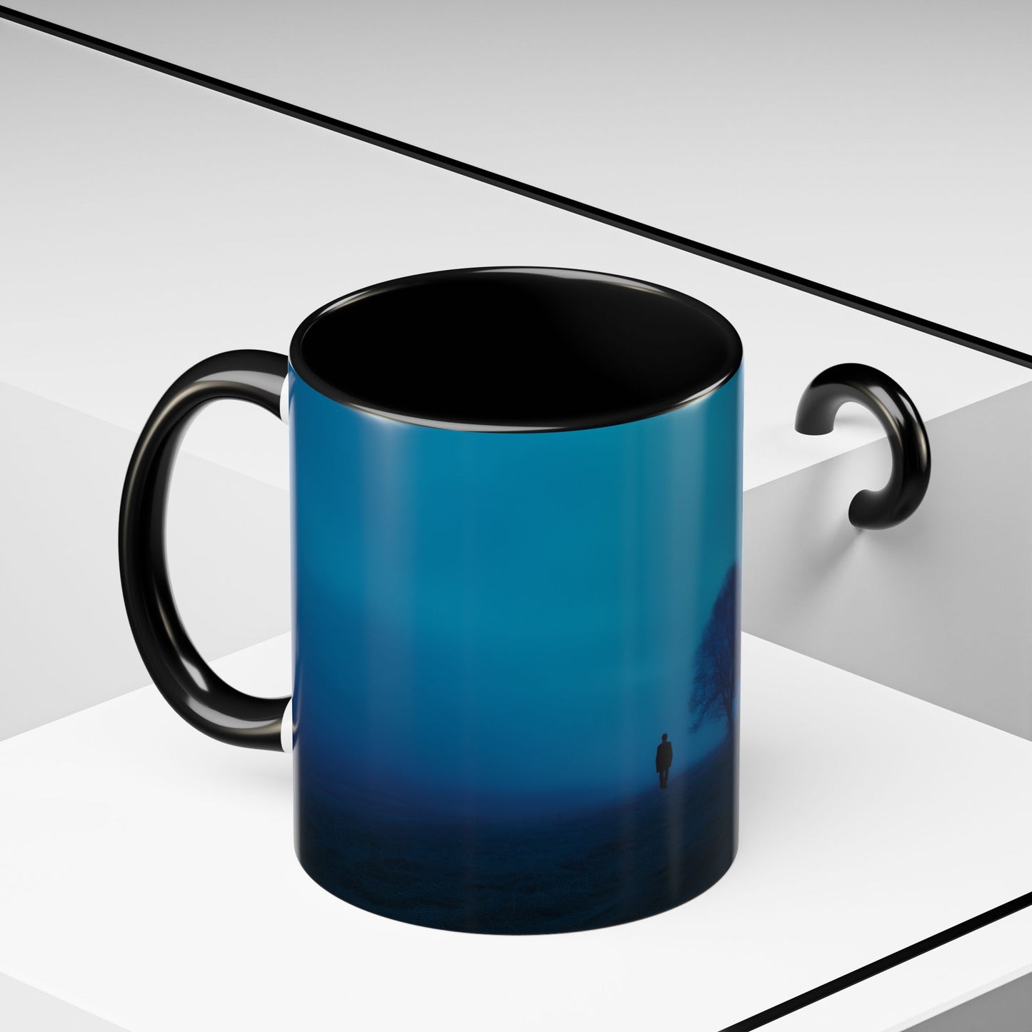 Blue Hours Mug (EU) - Melancholy Mug, Introspection Mood Mug, Poetic Mug, Night Mug, Mood Mug