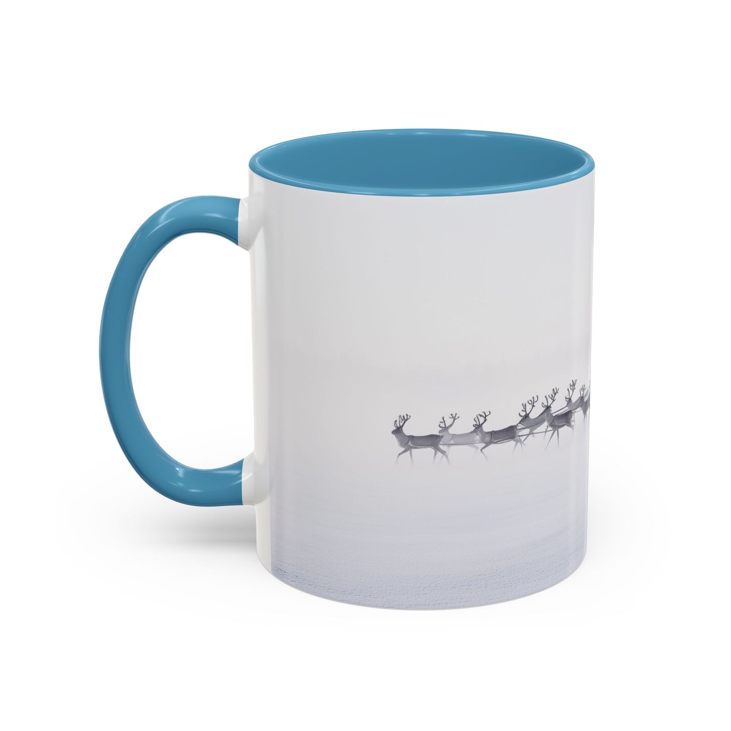 Christmas with Tchaikovsky Mug (USA)- Santa Sleigh Mug, Reindeer Mug, Santa Mug, Tchaikovsky Mug, Winter Mug, North Pole Mug