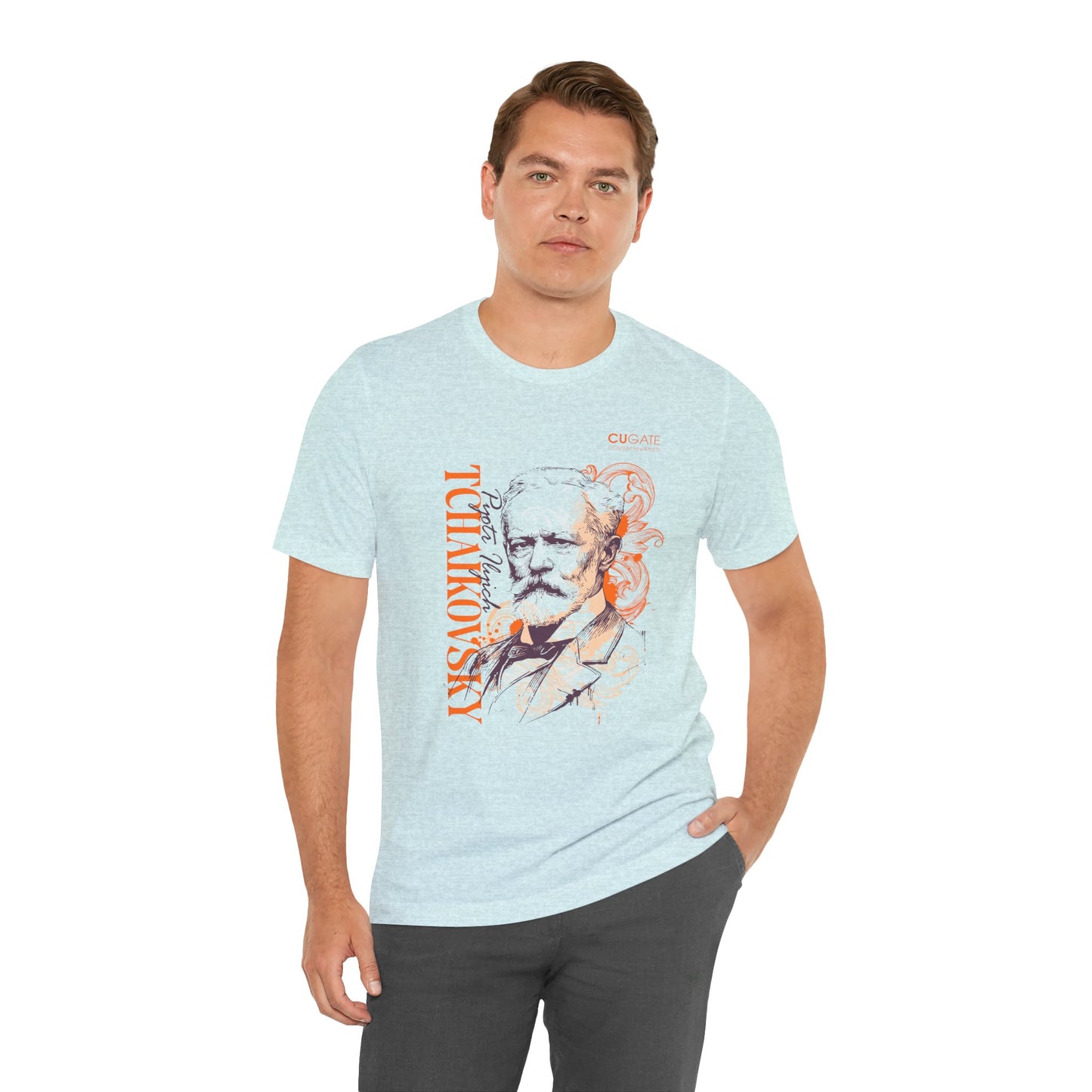 Tchaikovsky T-Shirt (Light): Classical Composer T-Shirt, Classical Music Shirt, Pyotr Ilyich Tchaikovsky Tribute Tee