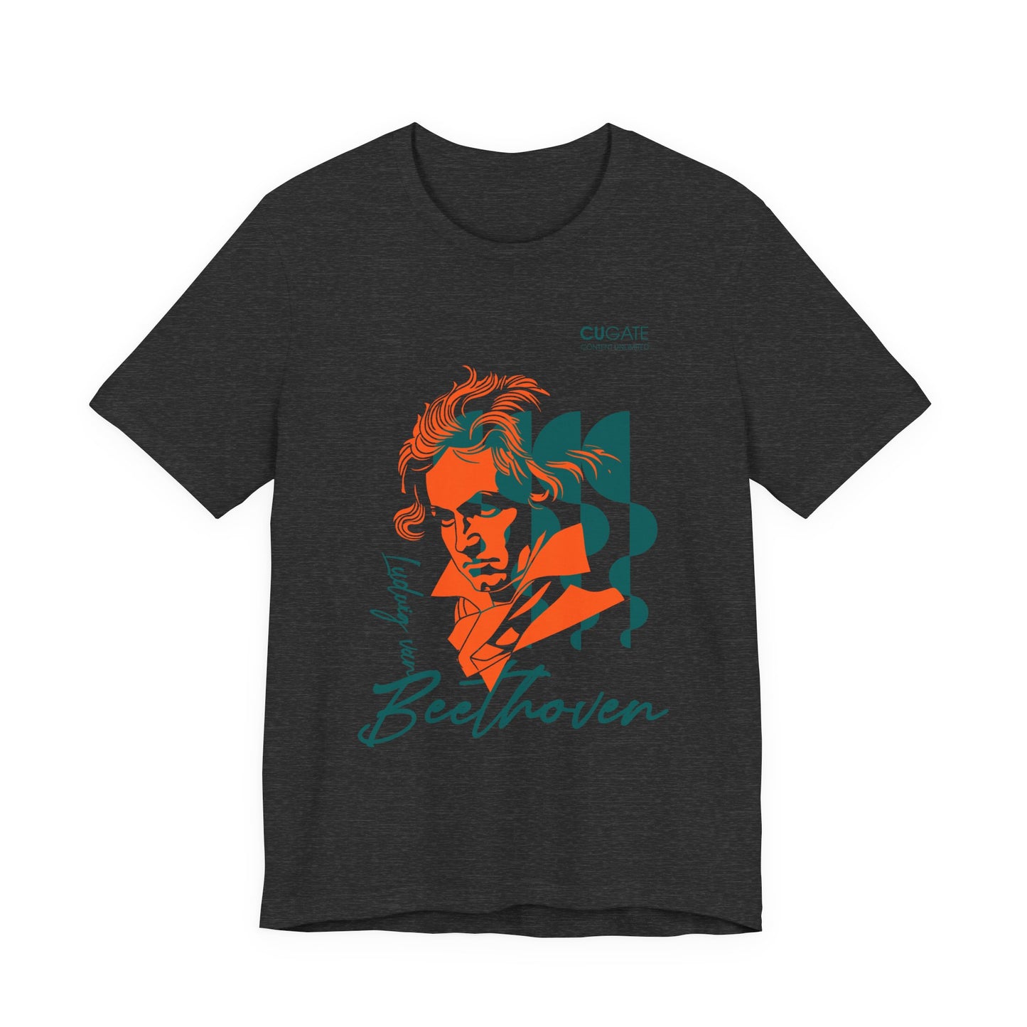 Beethoven T-Shirt (Dark): Classical Music T-Shirt, Beethoven Shirt, Ludwig van Beethoven Gift