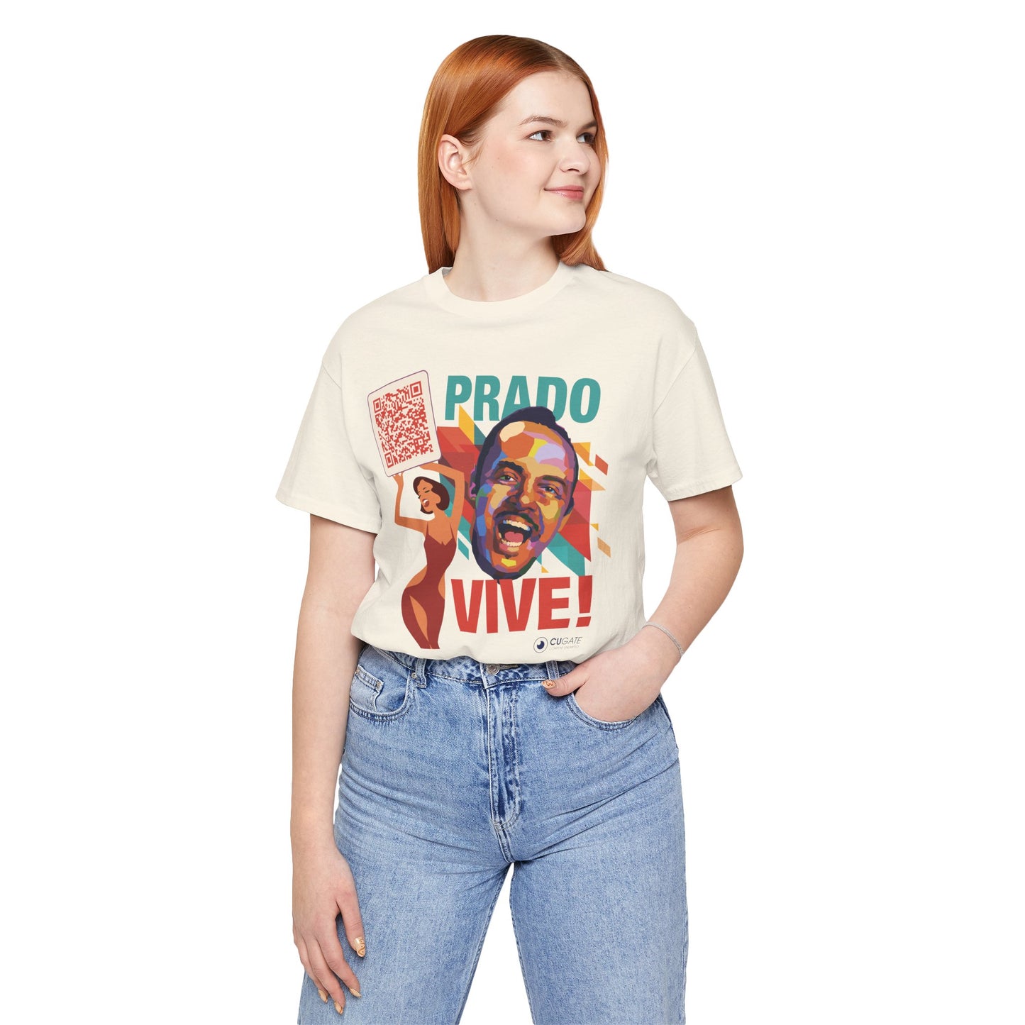 Prado Vive T-Shirt- Mambo T-Shirt, Latin Music T-Shirt (QR-Playlist Included), Playlist Tee