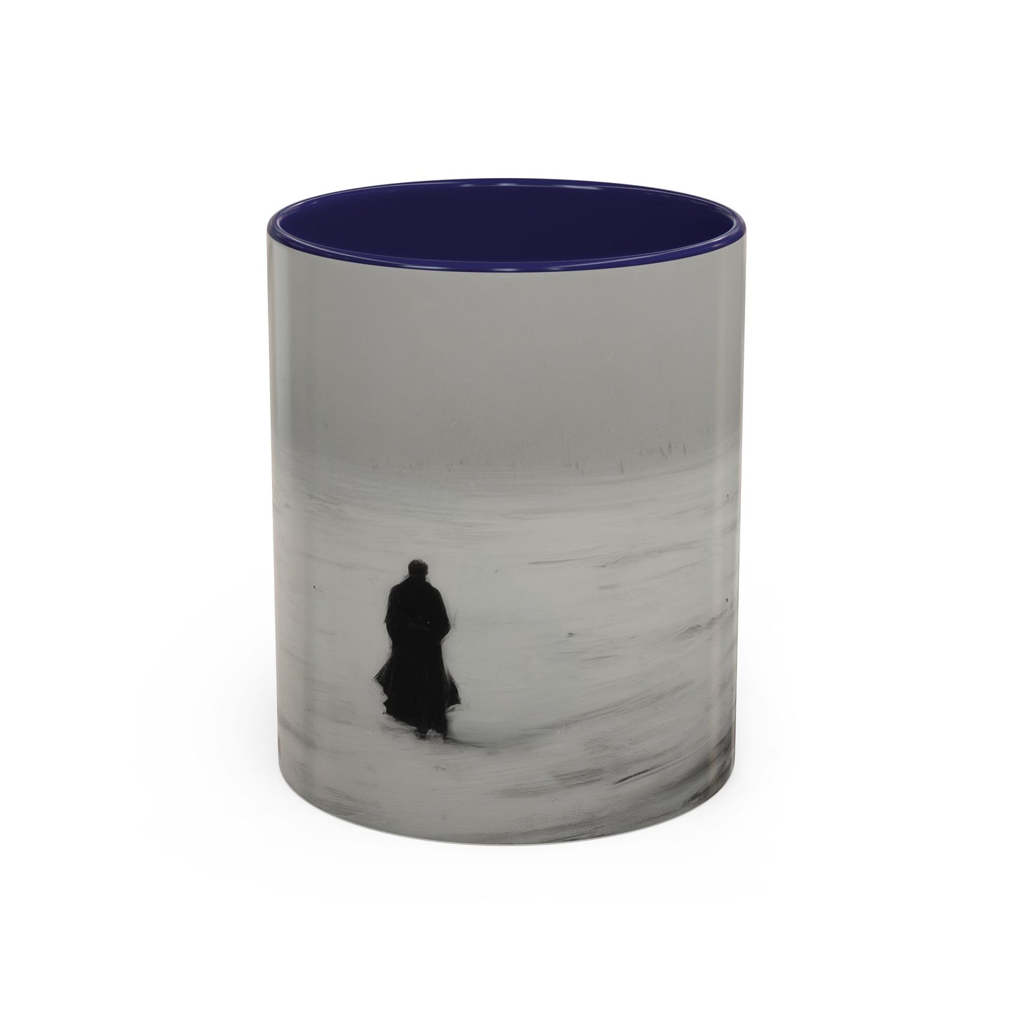 A Melancholy Winter Mug (EU) - Landscape Mug, Winter Mug, Holiday Mug, Christmas Mug, Classical Music Mug