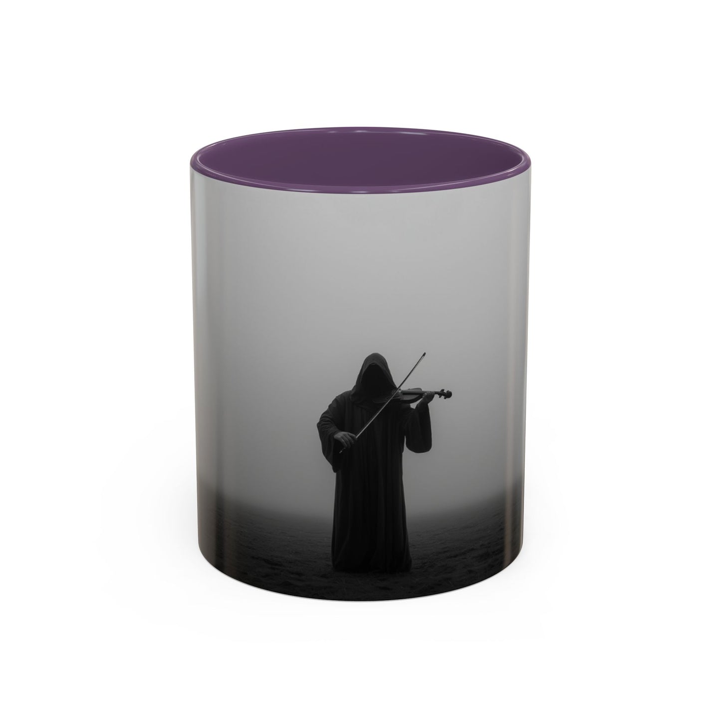 Dark Violin Mug (EU) - Dramatic Art Mug, Violin Mug, Haunting Art Mug, Dark Classical Music Mug