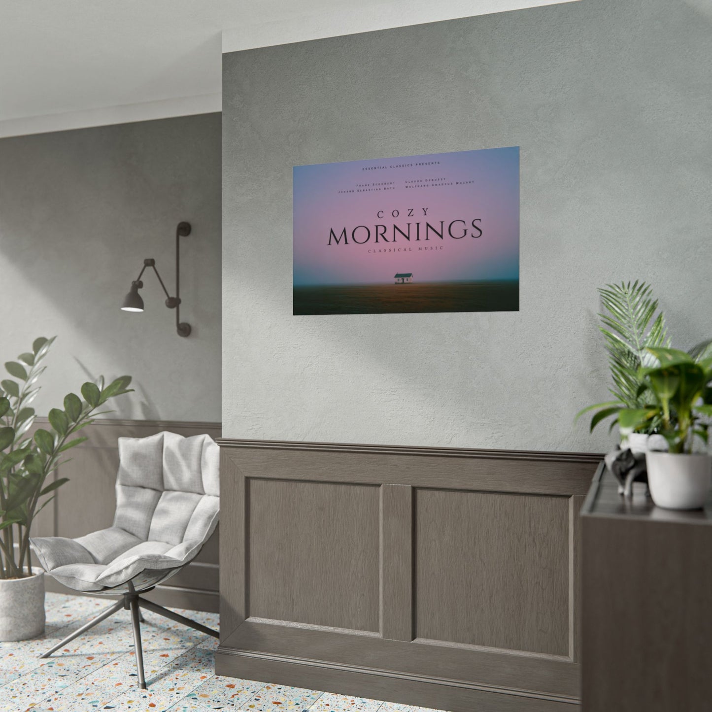 Cozy Morning - Classical Music Print, Slow Morning Poster, Calmness Print, Quiet Morning Poster, Beethoven Inspired Print