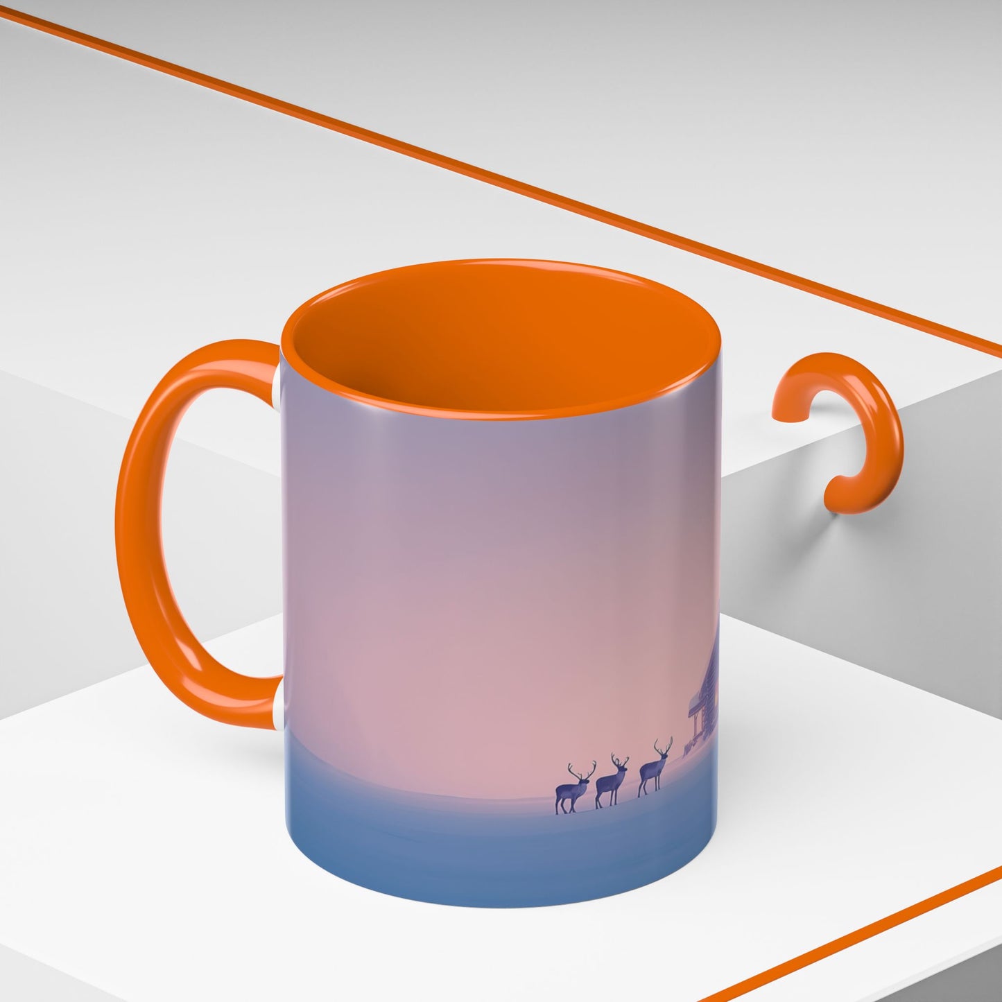 Christmas with Baroque Mug (EU) - Winter Mug, Holiday Mug, Christmas Mug, Classical Music Mug, Winter Morning Mug