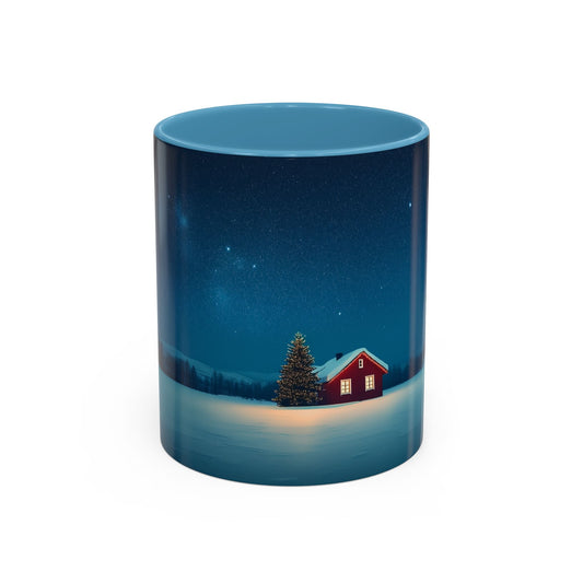 Classical Christmas Mug (USA)- Winter Hut Mug, Christmas Mug, North Pole Mug, Classical Music Mug, Christmas Decor Mug
