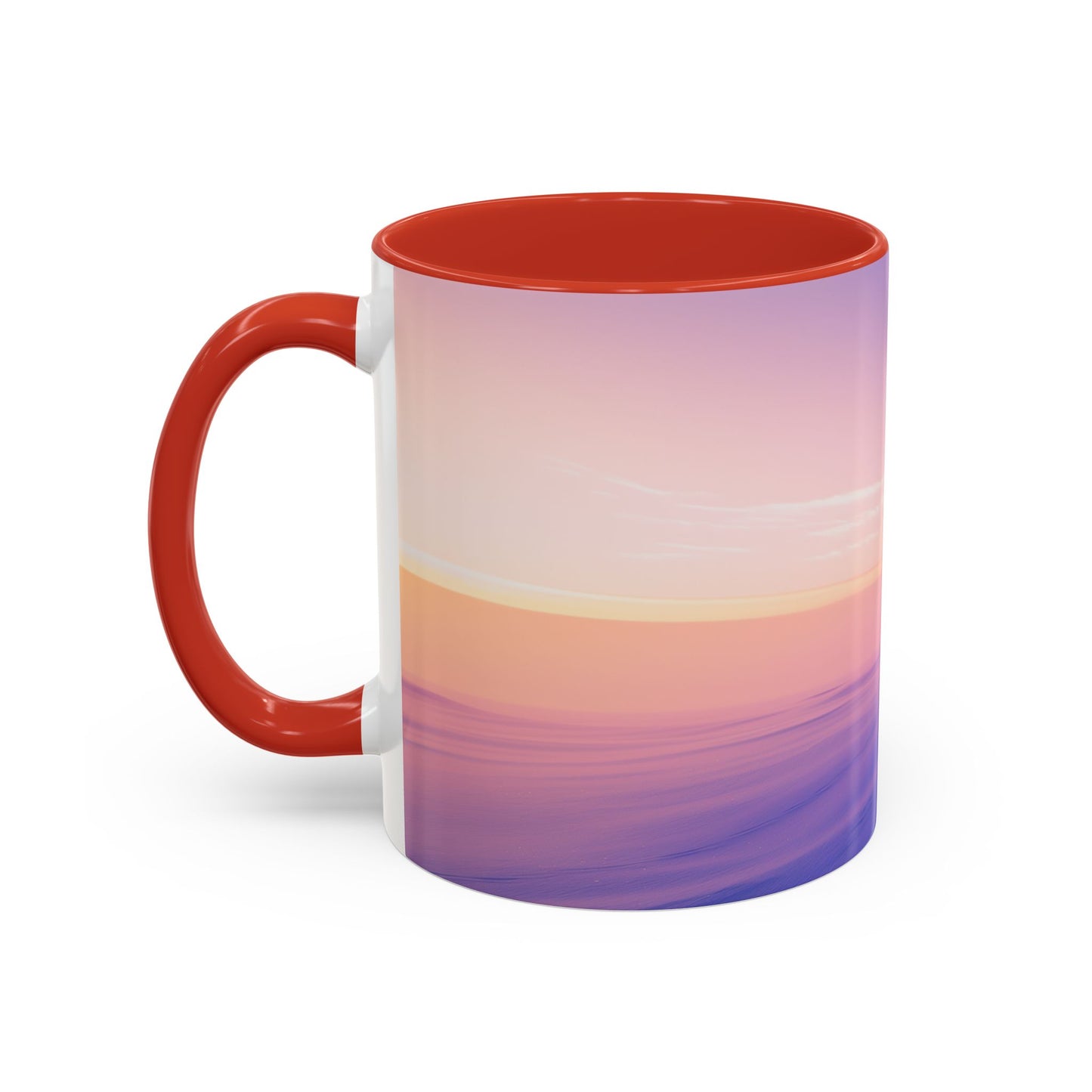 Christmas Choir Mug (USA) - Heavenly Voices Poster, Chapel Print, Snow Sunrise Print, Christmas Poster, Winter Print, Choir Concert Poster