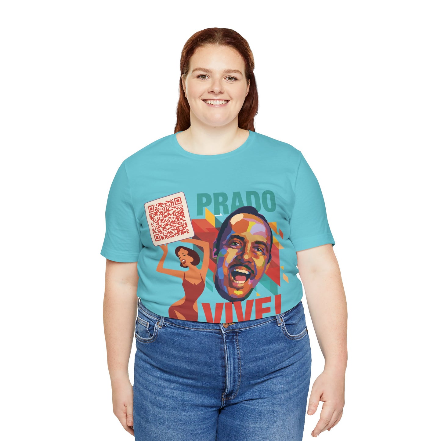 Prado Vive T-Shirt, Mambo T-Shirt Latin Music T-Shirt (QR-Playlist Included)