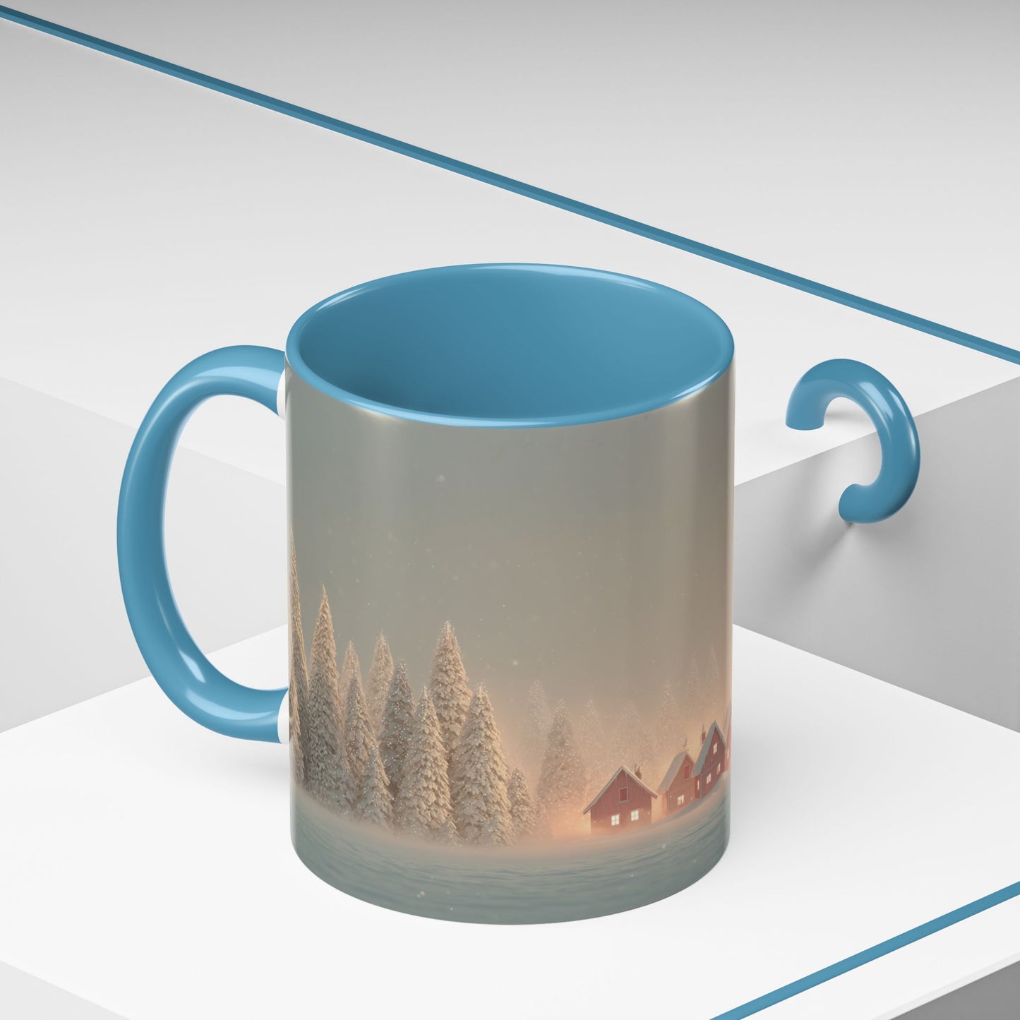 Christmas with Strauss Mug (EU) - Classical Christmas Mug, Christmas Countryside Mug, Holiday Classics Mug, Richard Strauss Inspired Mug