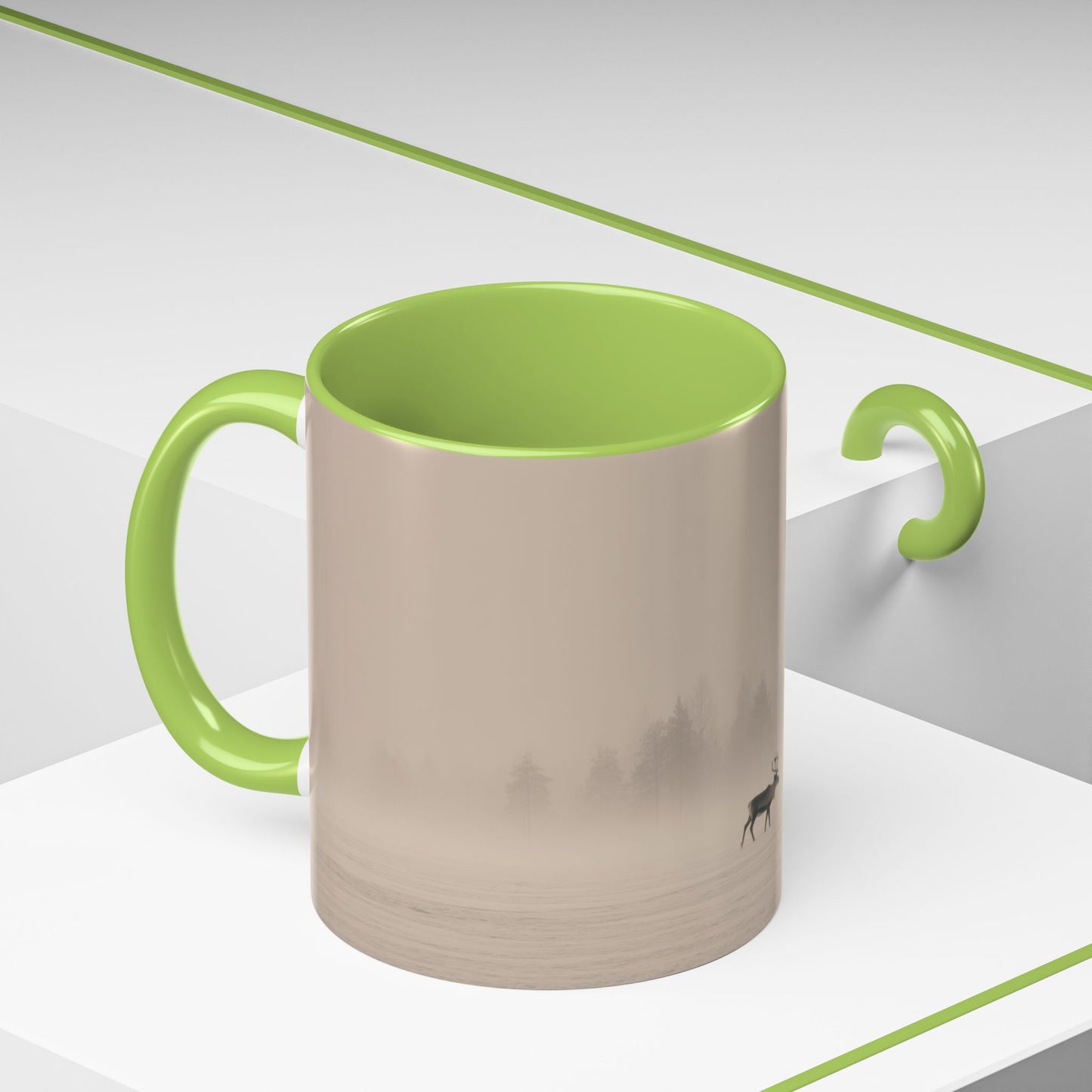 Winter Morning Mug (EU)- Classical Music Mug, Mozart Vivaldi & Bach Inspired Mug, Winter Mug, Soft Morning Mug, Wilderness Mug