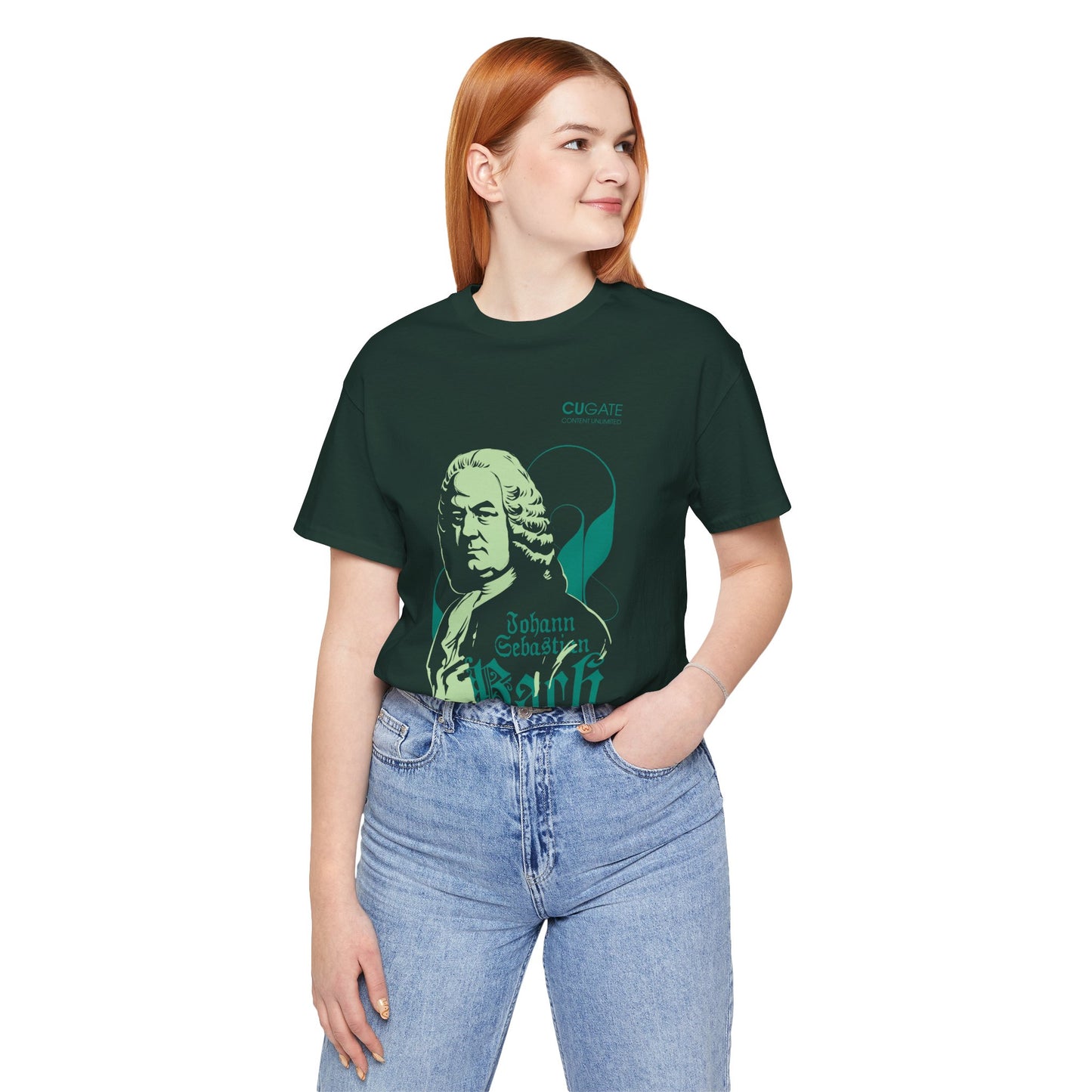 Bach T-Shirt (Dark): Classical Music T-Shirt, Bach Shirt, Johann Sebastian Bach Gift