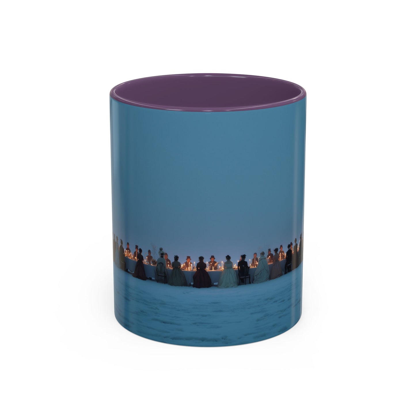 Christmas Dinner Mug (USA) - Holiday Mug, Elegant Classical Music Mug, Community Mug, Celebration Mug, Holiday Traditions Mug