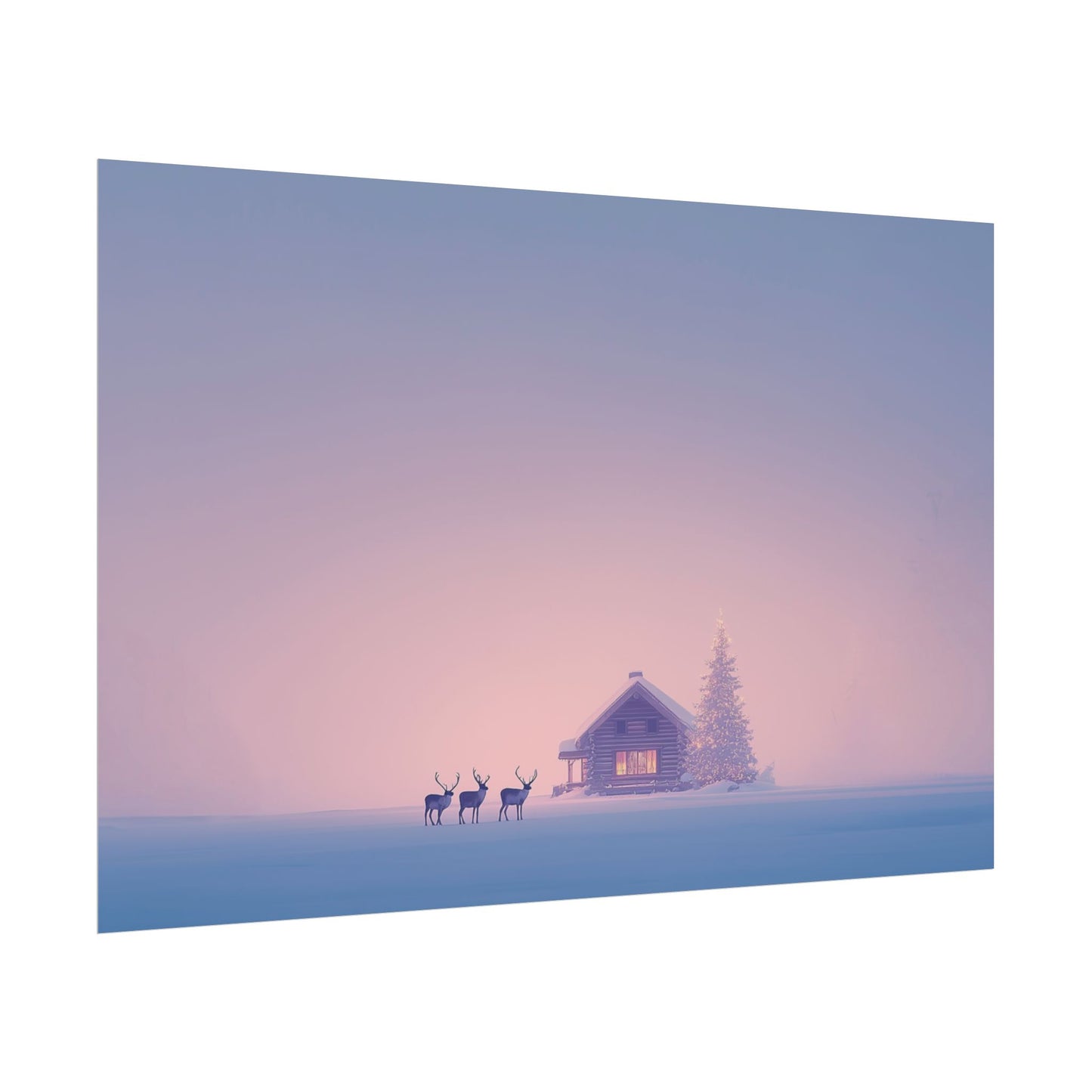 Without Words: Christmas with Baroque - Winter Print, Holiday Print, Christmas Poster, Classical Music Print, Winter Morning Poster