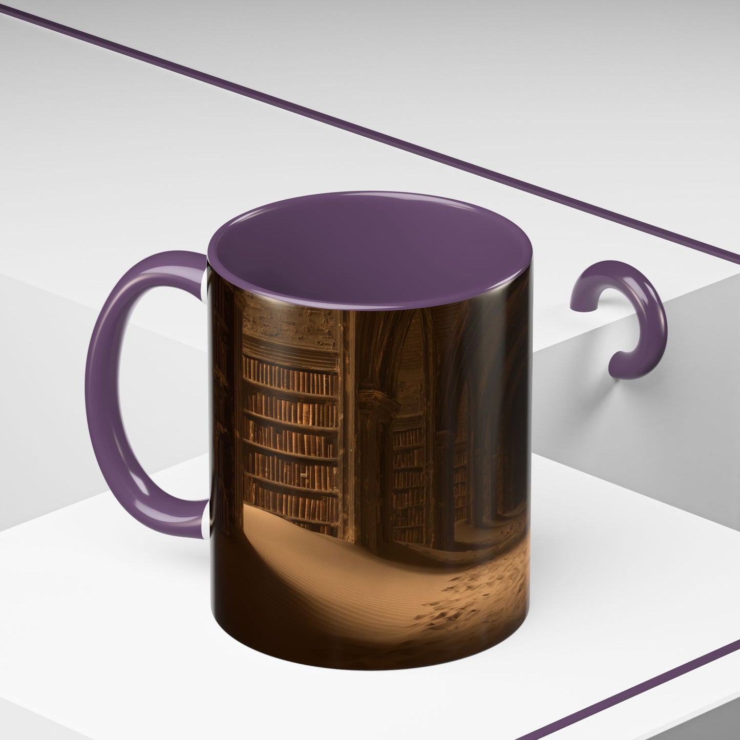 Deep Focus Mug (EU) - Classical Music for Thinking Mug, Peaceful Library Mug, Nature Library Mug, Apocalyptic Library Mug