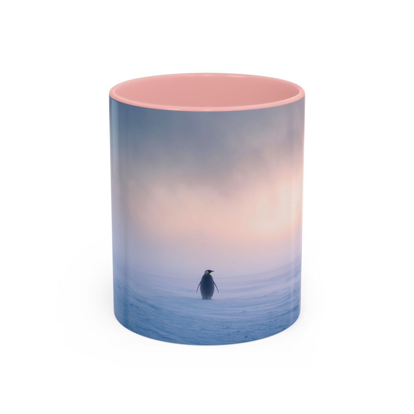 Music for the Lonely Mug (USA) - Calm Classical Music Mug, Pinguin Mug, Winter Mug, Snow Mug, Mozart Inspired Mug, Bach Inspired Mug