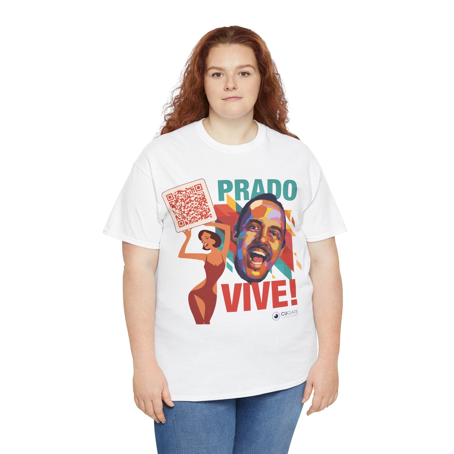 Prado Vive T-Shirt- Mambo T-Shirt, Latin Music T-Shirt (QR-Playlist Included), Playlist Tee