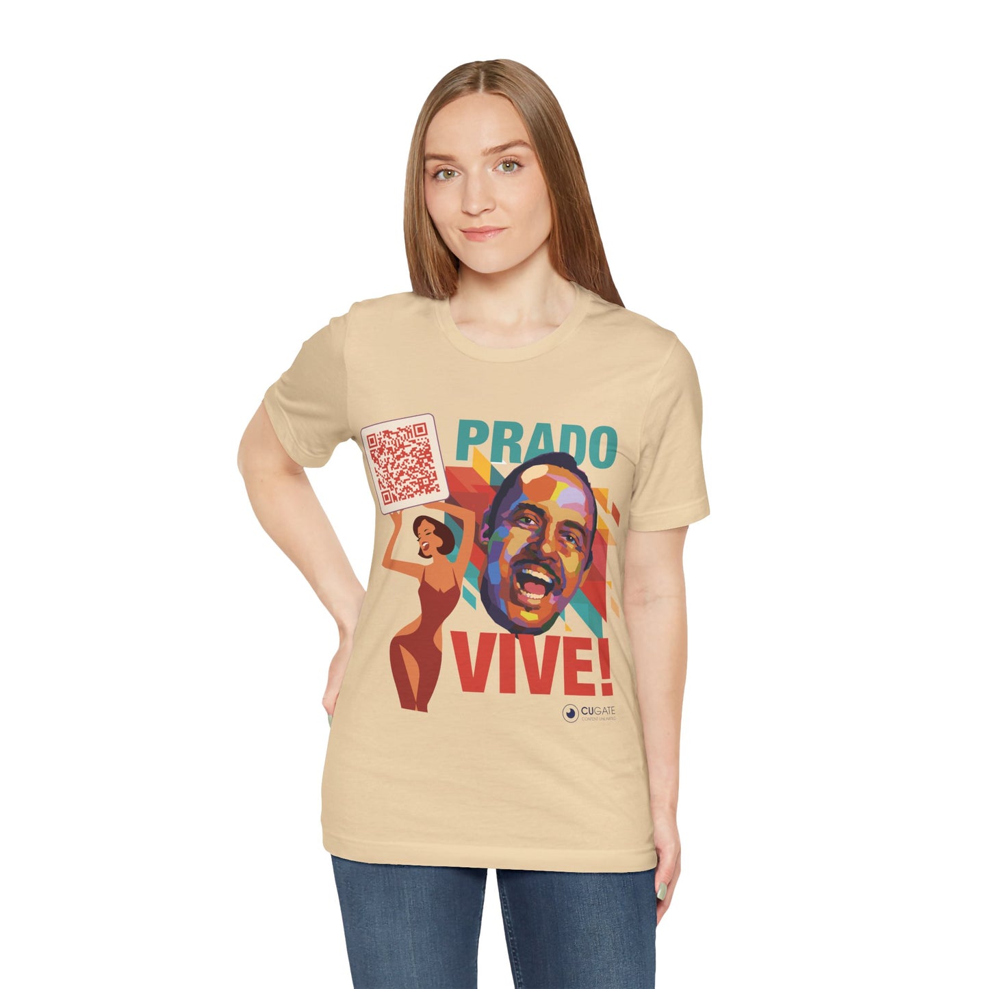 Prado Vive T-Shirt, Mambo T-Shirt Latin Music T-Shirt (QR-Playlist Included)