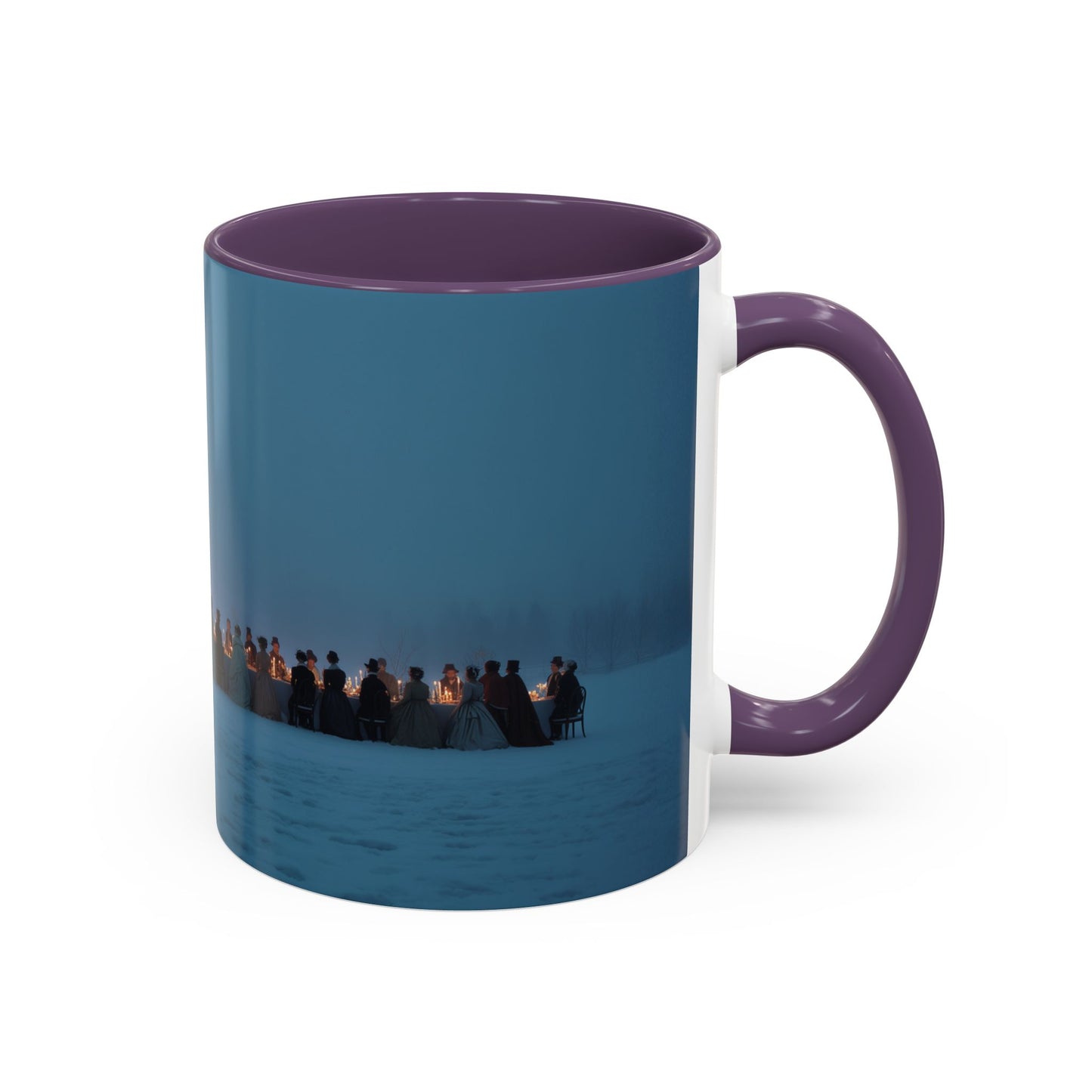 Christmas Dinner Mug (EU) - Holiday Mug, Elegant Classical Music Mug, Community Mug, Celebration Mug, Holiday Traditions Mug